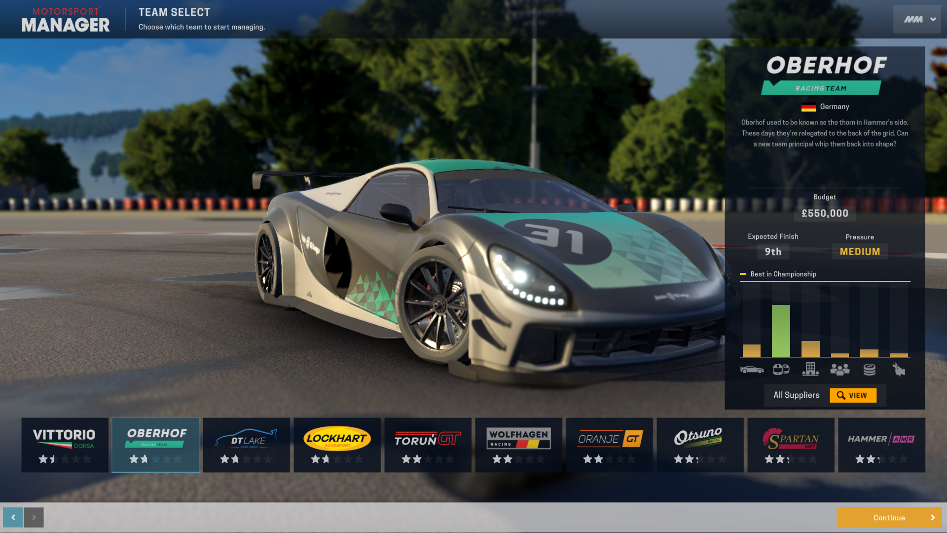 Motorsport Manager – GT Series