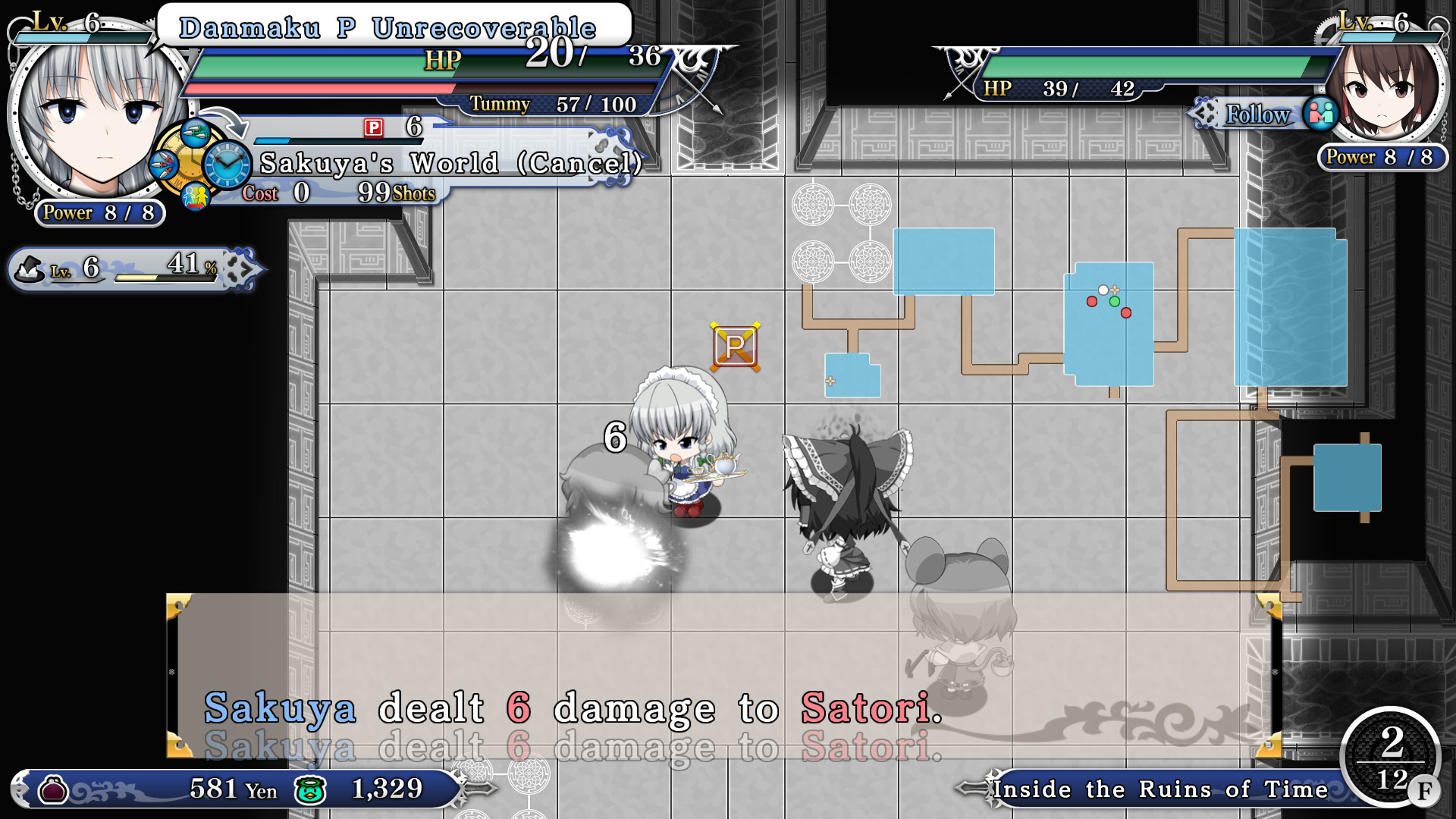 Touhou Genso Wanderer Reloaded: Sakuya Izayoi