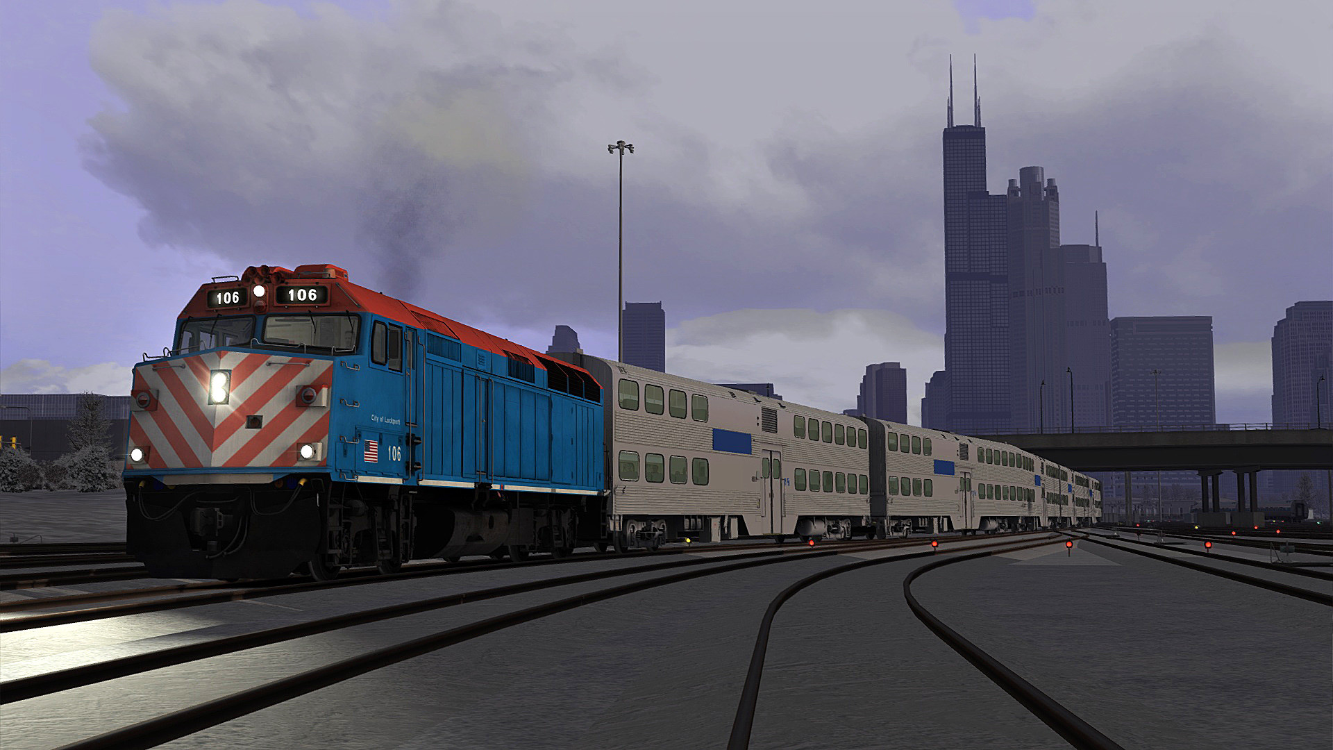 Train Simulator 2021: Chicago Racetrack Scenario Pack 01