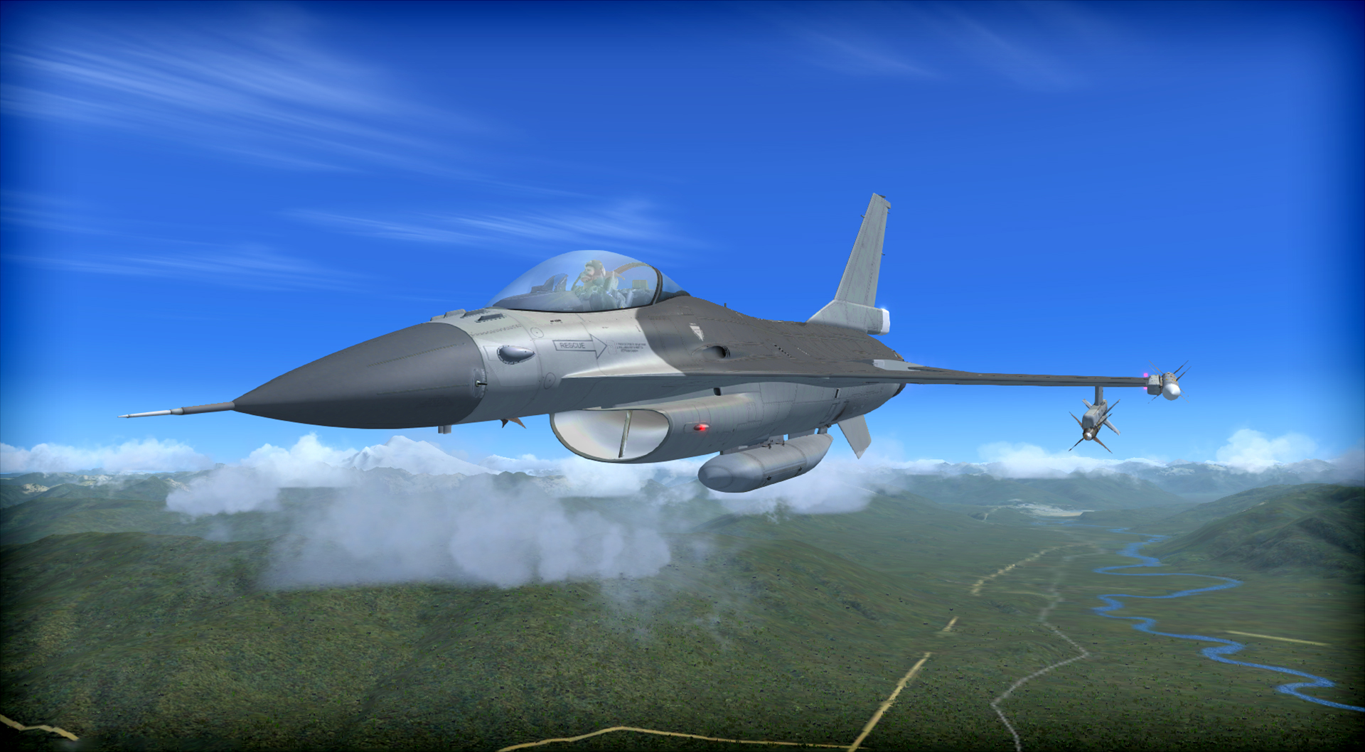Microsoft Flight Simulator X: Steam Edition – F-16 Fighting Falcon