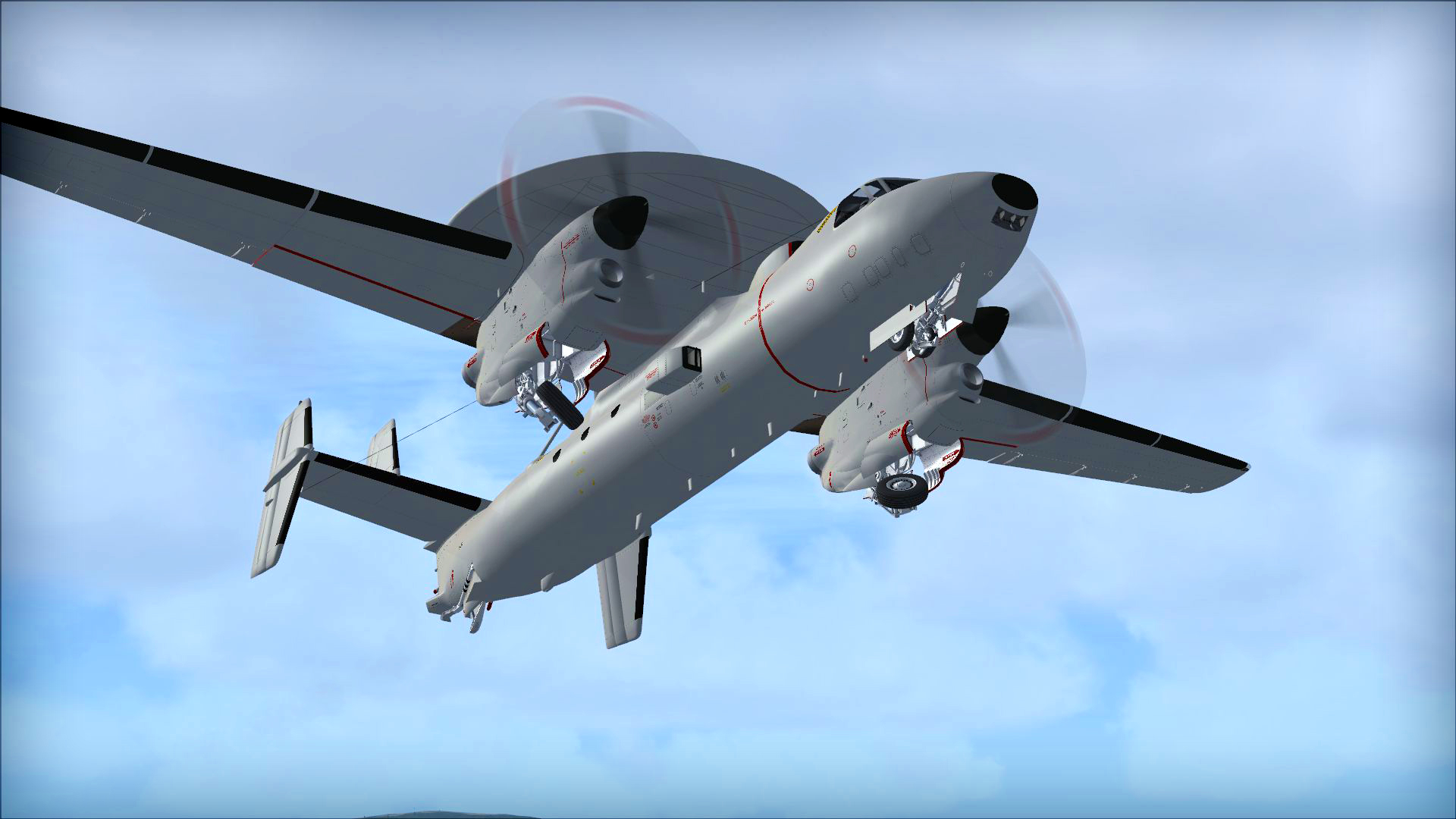 Microsoft Flight Simulator X: Steam Edition – Grumman E-2C Hawkeye