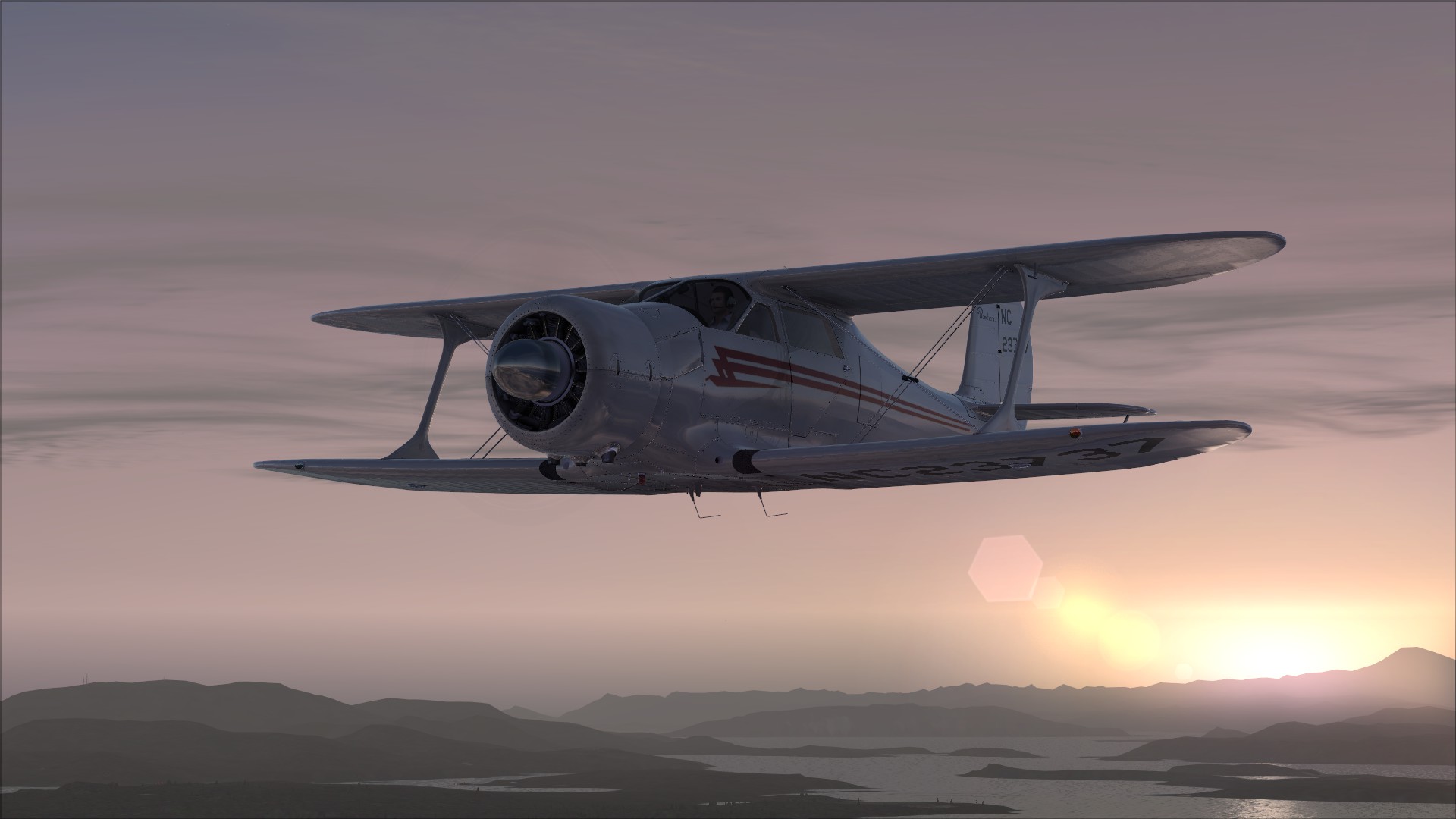 Microsoft Flight Simulator X: Steam Edition – Beechcraft D17 Staggerwing