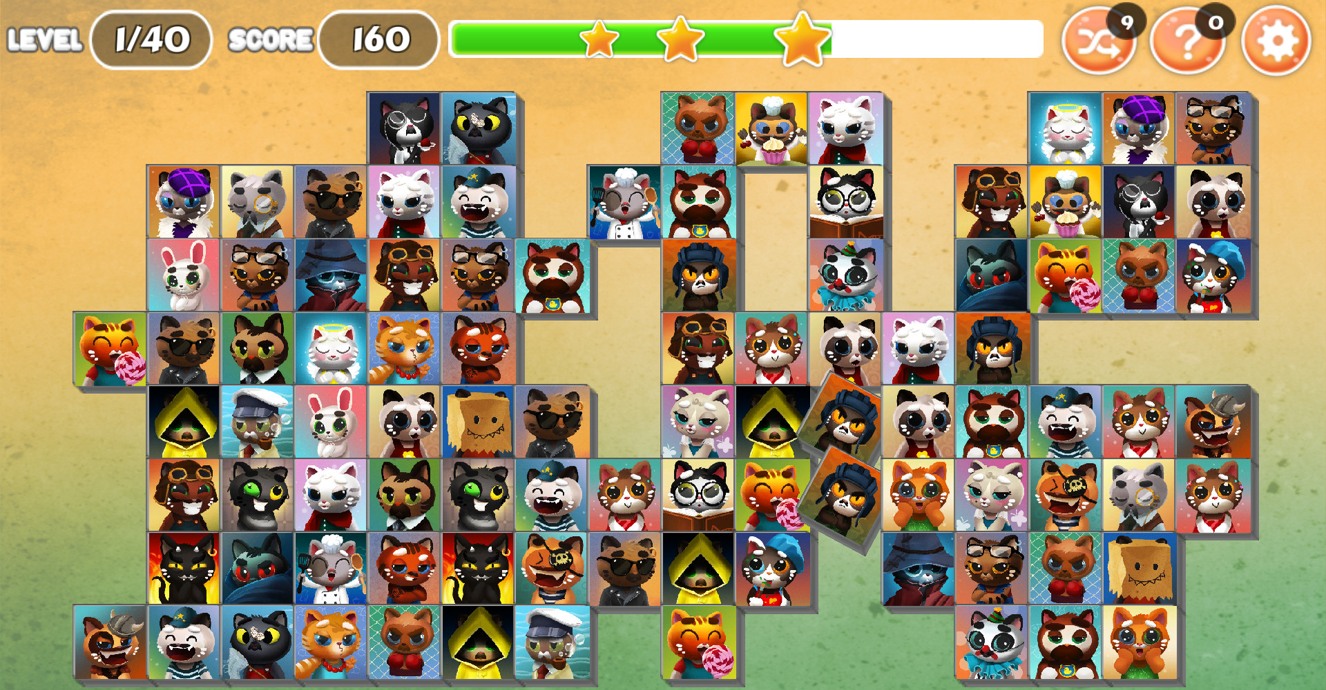 Cats: Classic Onet Connect