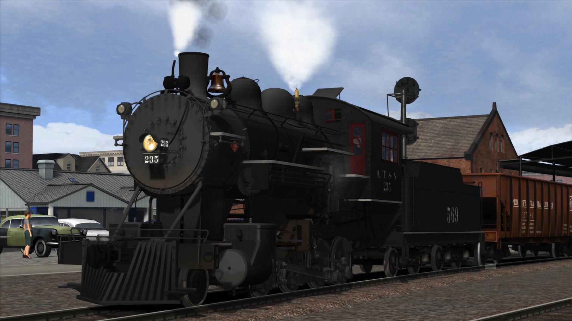 Train Simulator: AT&amp;N Consolidation Class 280-157 Loco Add-On
