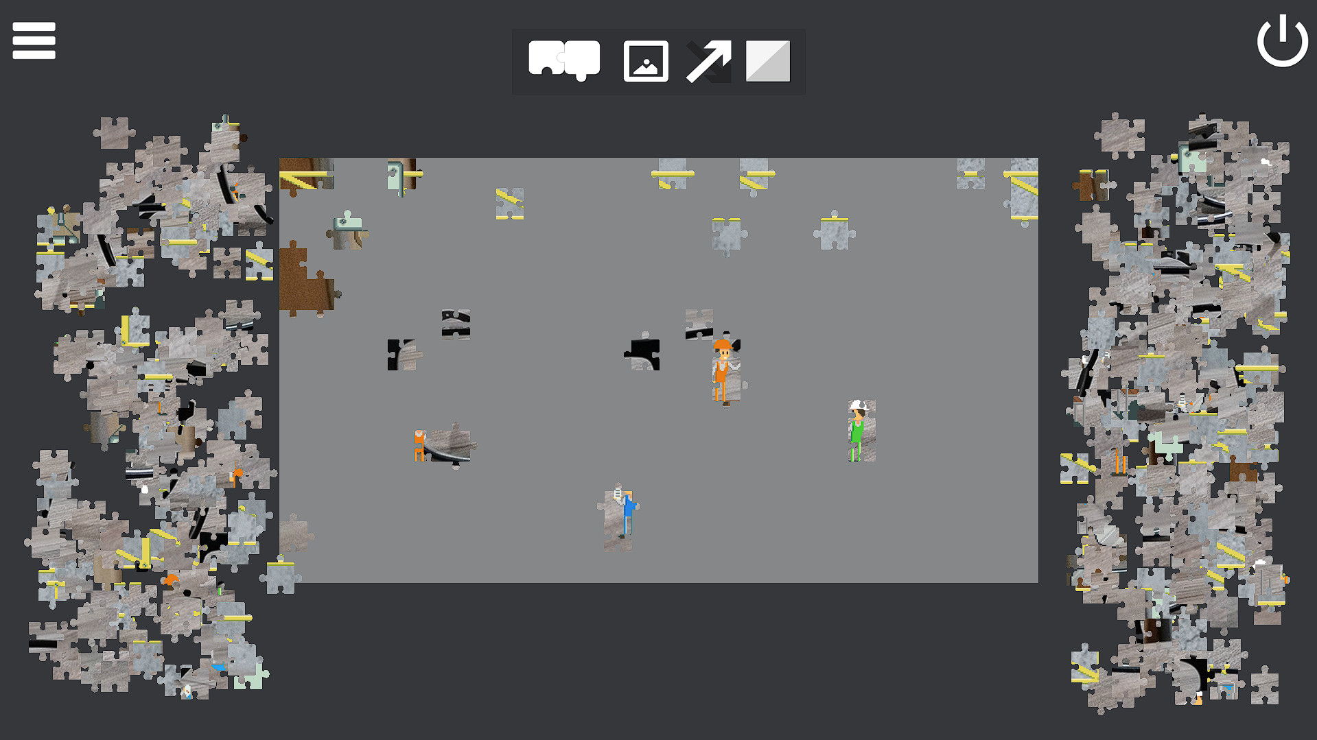 Invisible Services: Pixel Art Jigsaw Puzzle