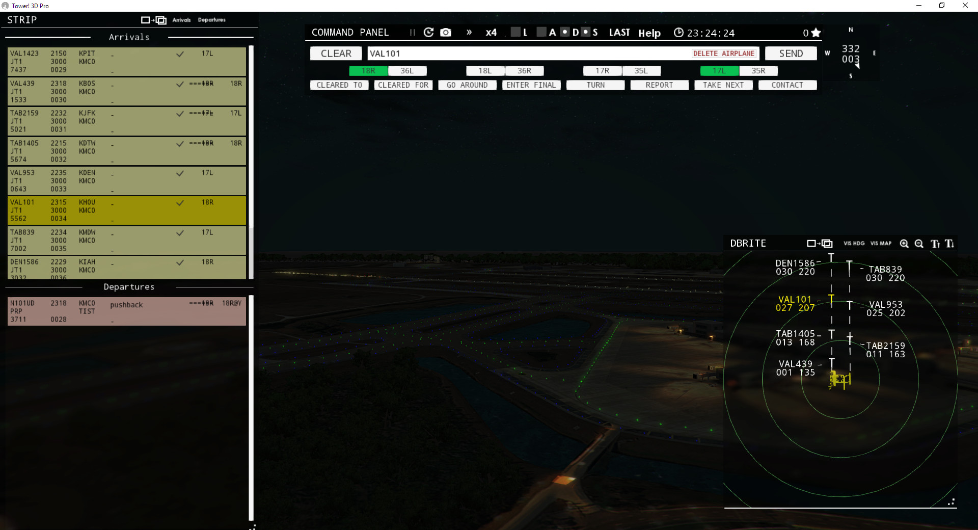 Tower!3D Pro: KMCO Airport