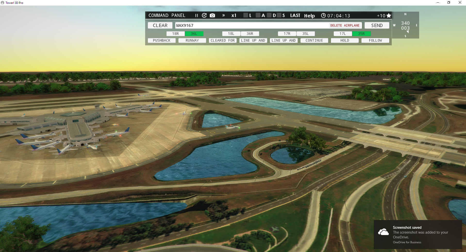 Tower!3D Pro: KMCO Airport