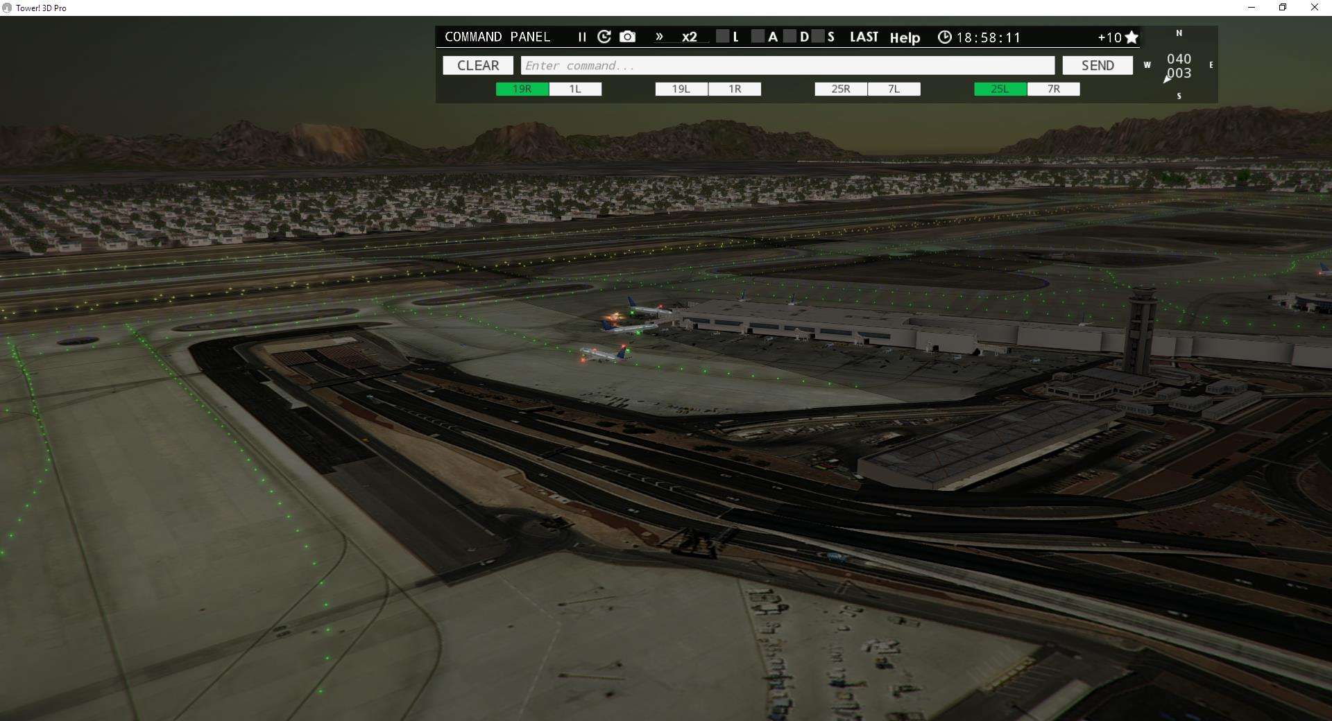 Tower!3D Pro: KLAS Airport