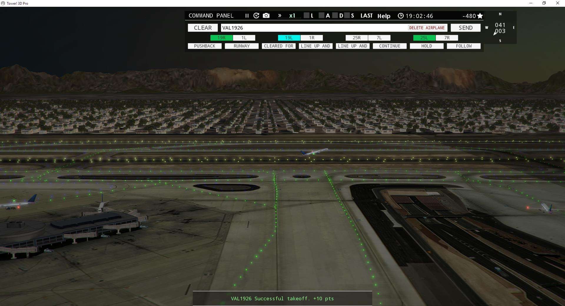 Tower!3D Pro: KLAS Airport