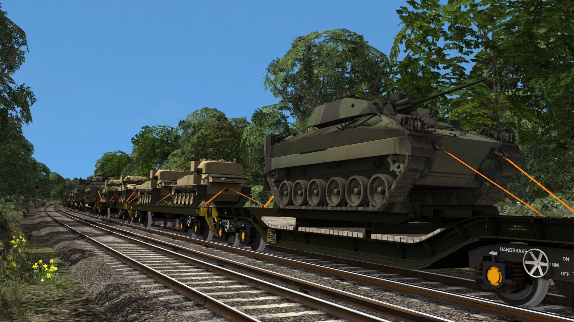 Train Simulator: UK Military Wagon Pack