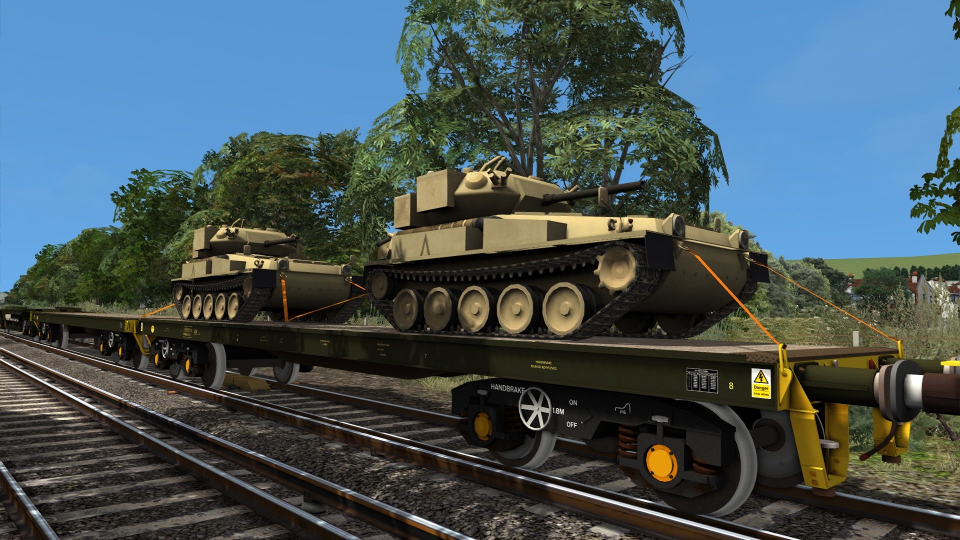 Train Simulator: UK Military Wagon Pack