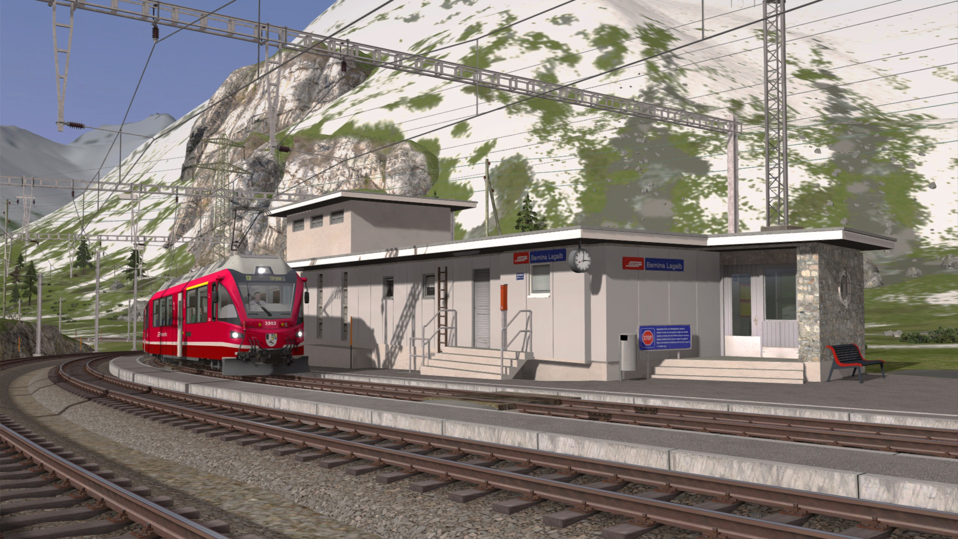 Train Simulator 2021: Bernina Pass – St Moritz: Poschiavo Route