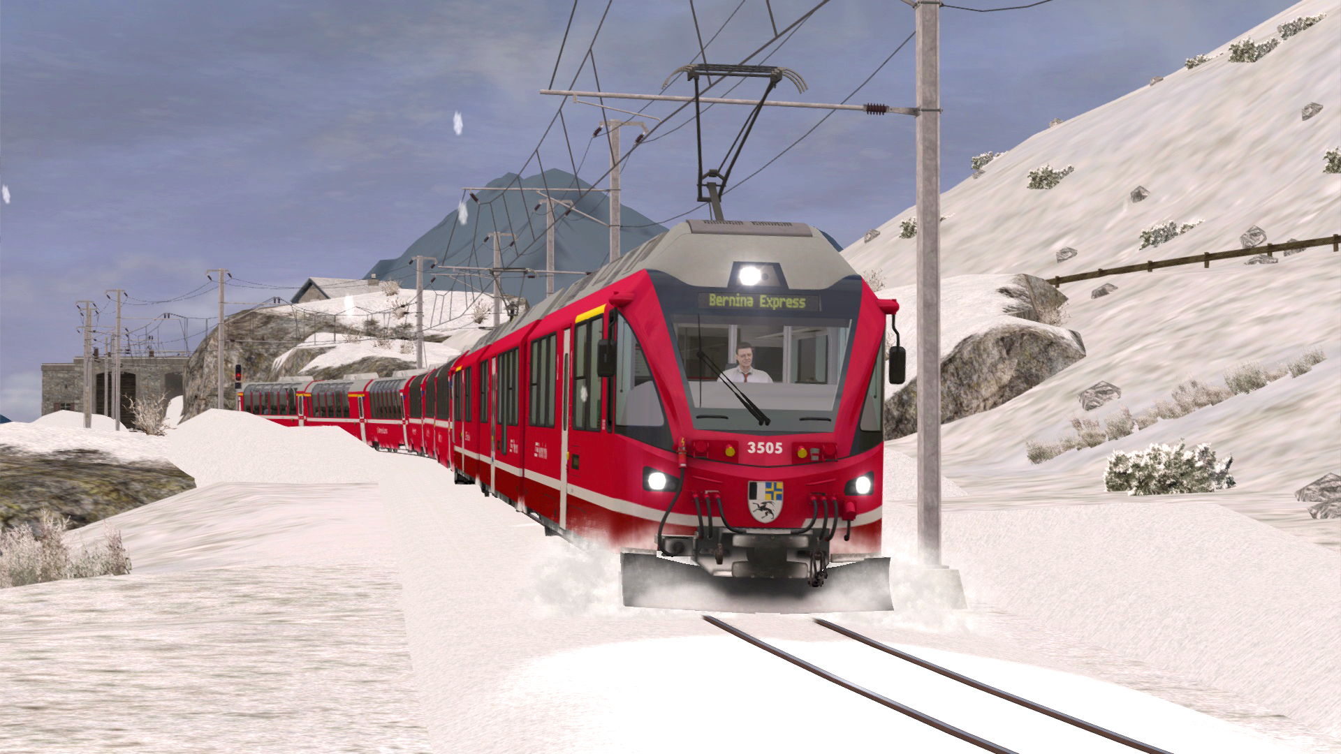 Train Simulator 2021: Bernina Pass – St Moritz: Poschiavo Route