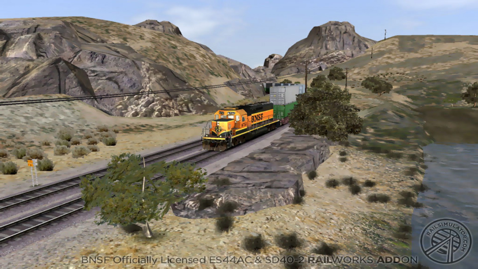 Train Simulator: BNSF ES44AC &amp; SD40-2 Loco Add-On