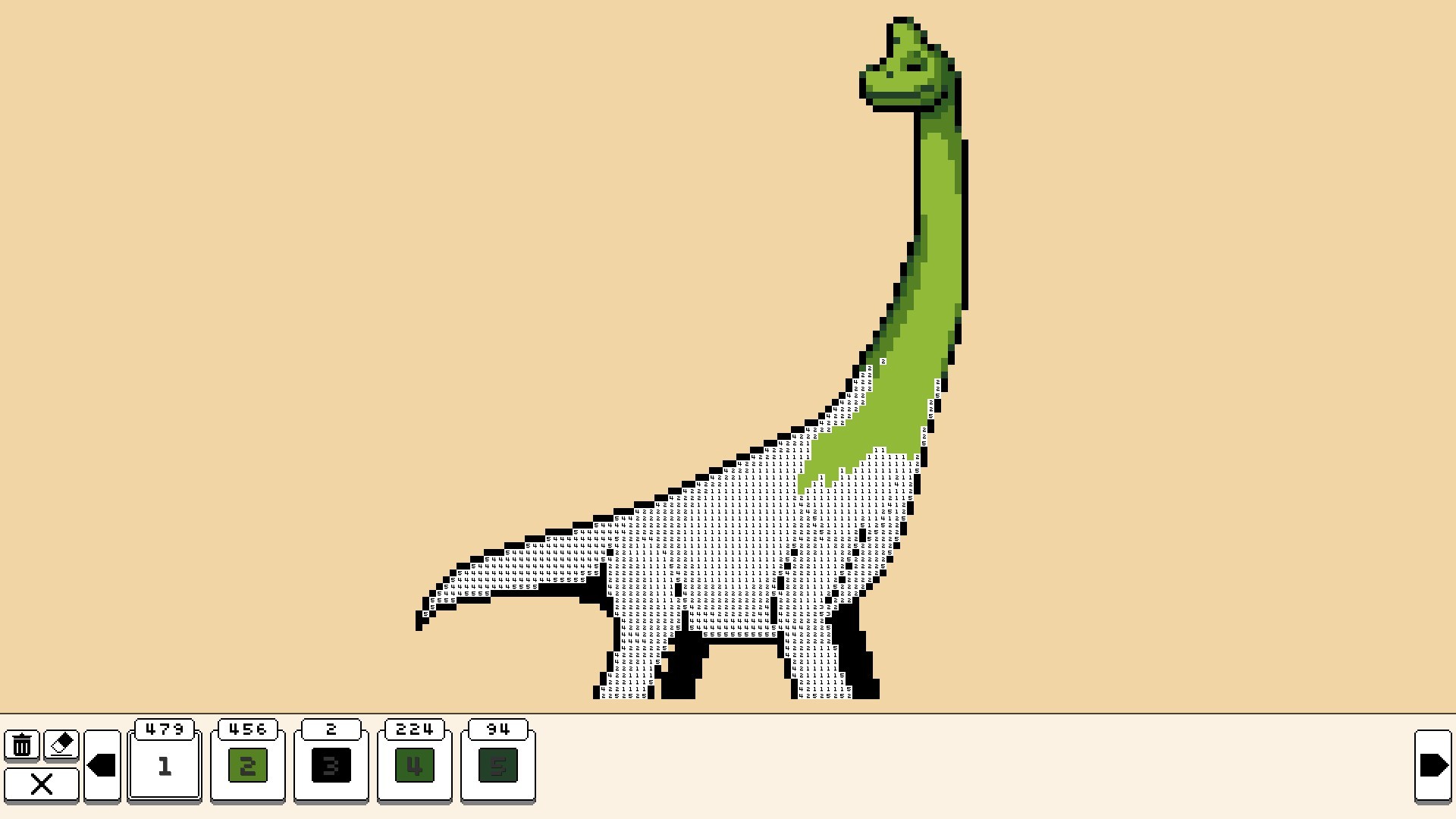Coloring Pixels: Dinosaurs Pack