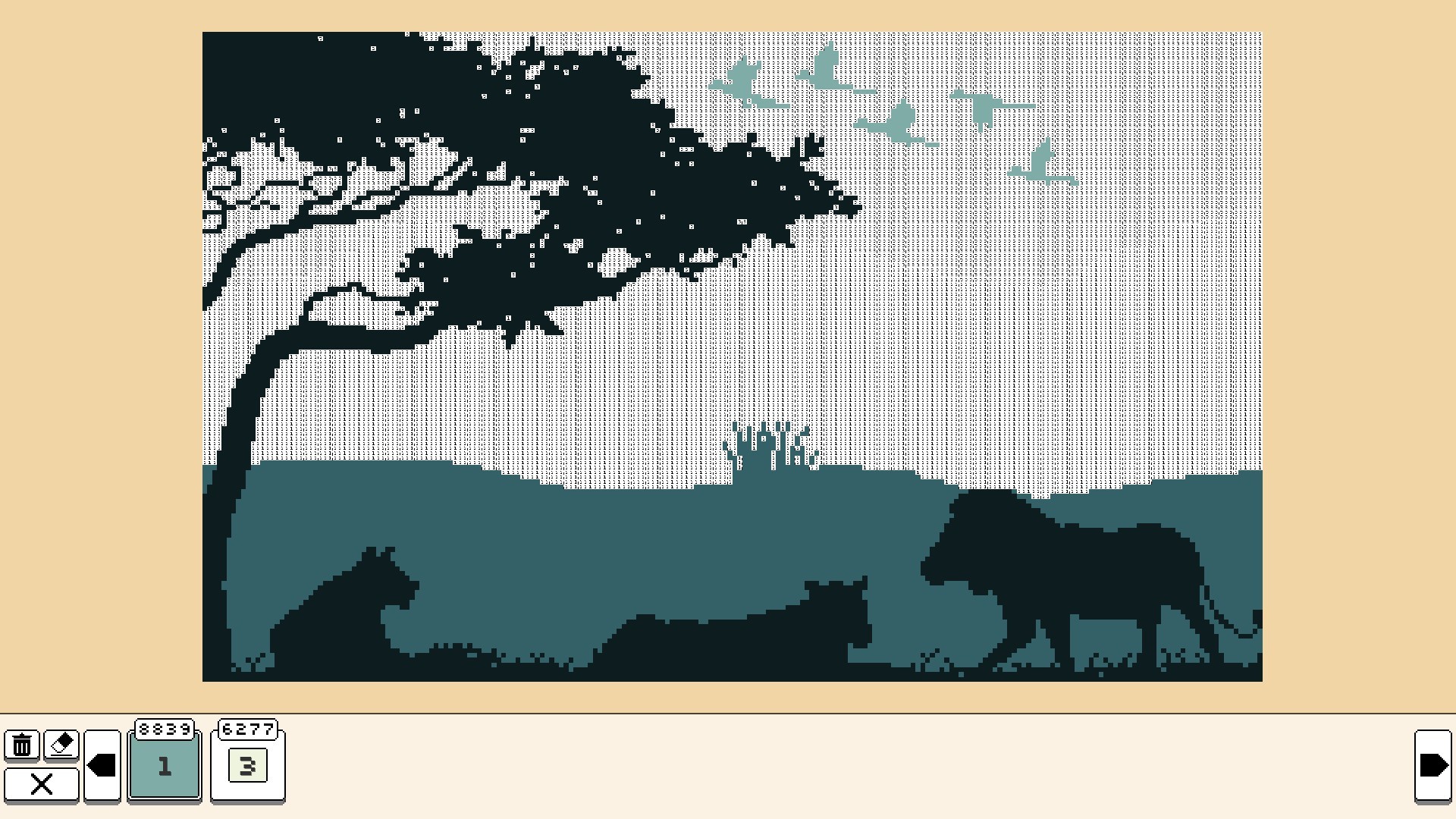 Coloring Pixels: Safari Pack