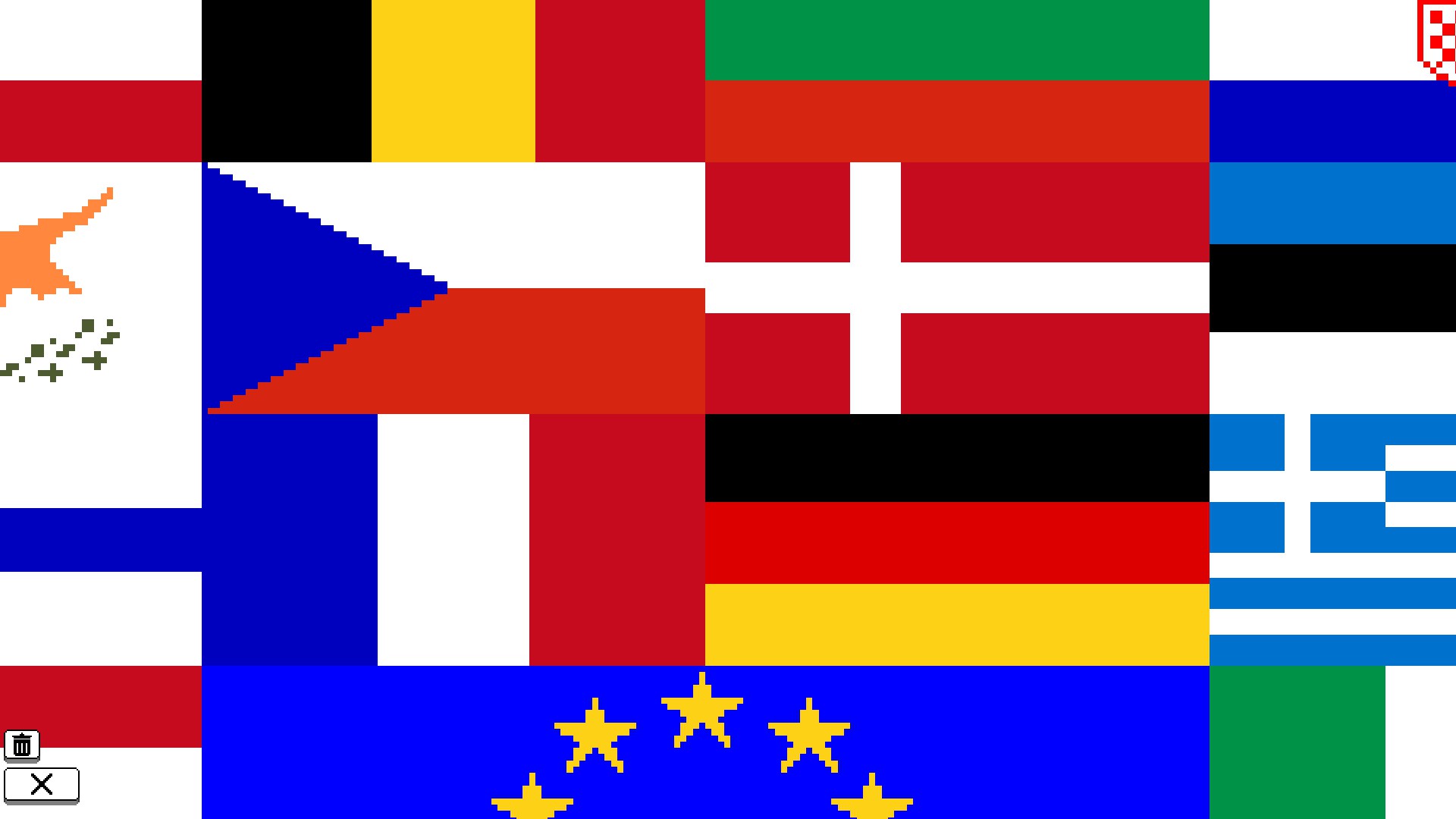 Coloring Pixels: Flag Pack