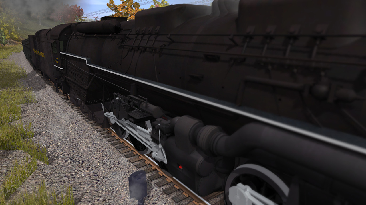 Trainz: A New Era – C&amp;O 2-6-6-6 H8: New River Mining Coal Run