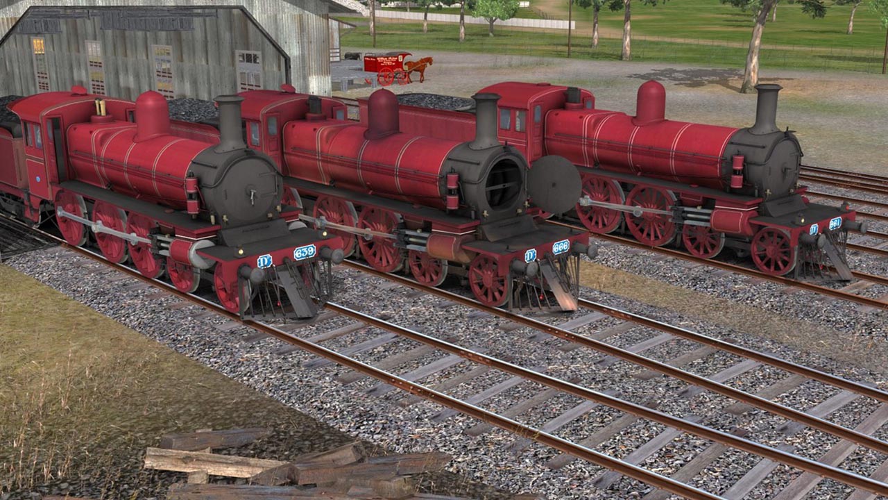 Trainz: A New Era – Victorian Railways Type 4 DD Class Pack: Canadian Red