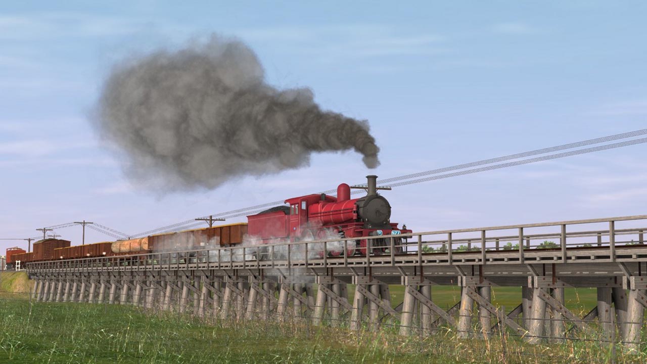 Trainz: A New Era – Victorian Railways Type 4 DD Class Pack: Canadian Red