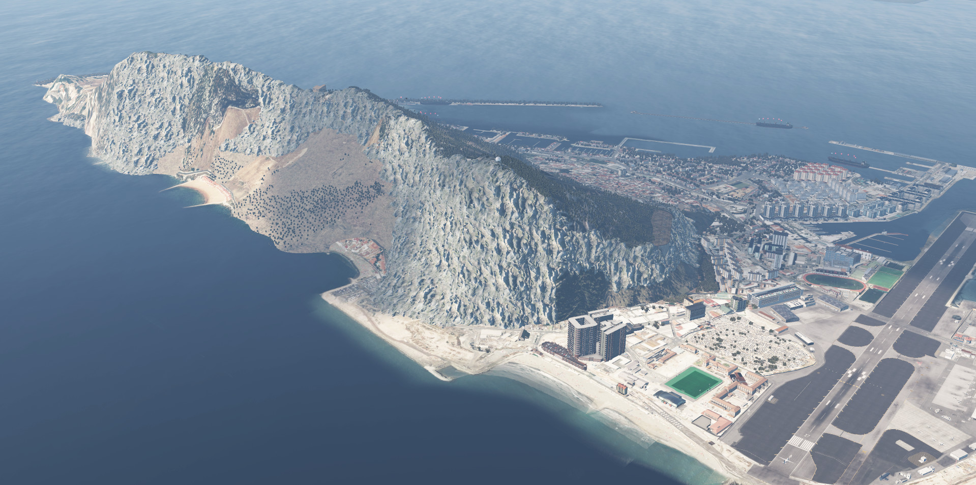 X-Plane 11: Skyline Simulations – LXGB: Gibraltar Airport