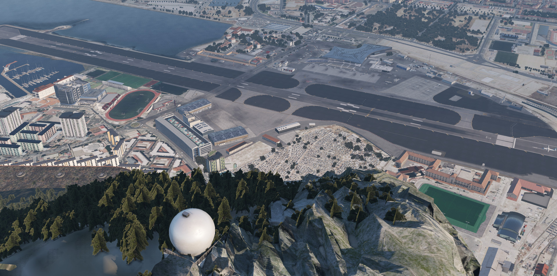 X-Plane 11: Skyline Simulations – LXGB: Gibraltar Airport