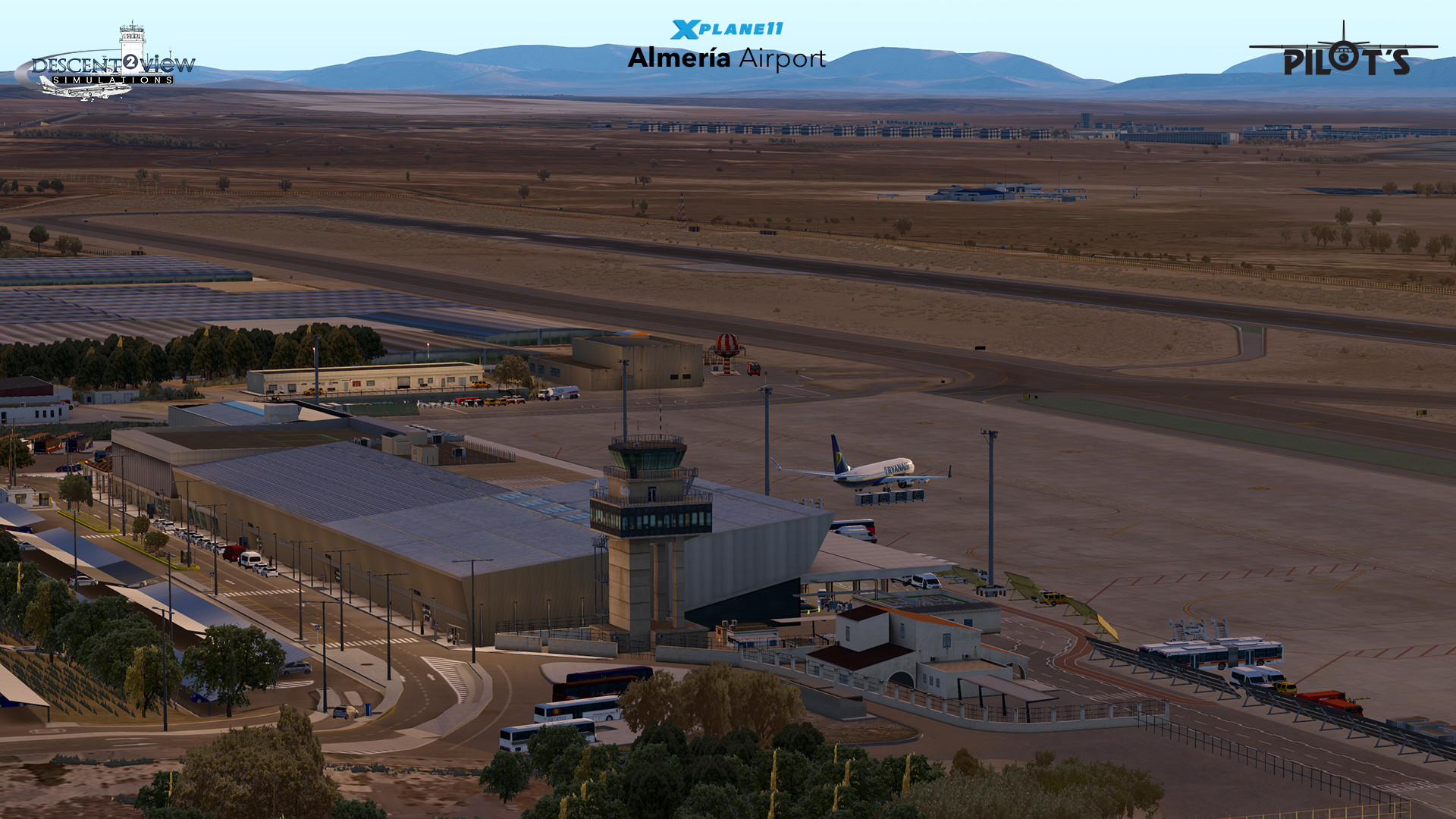 X-Plane 11: Pilot’s – LEAM: Almeria Airport