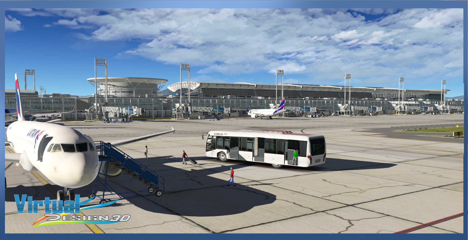 X-Plane 11: Aerosoft – SCEL Intl. Airport &amp; Santiago City 2020