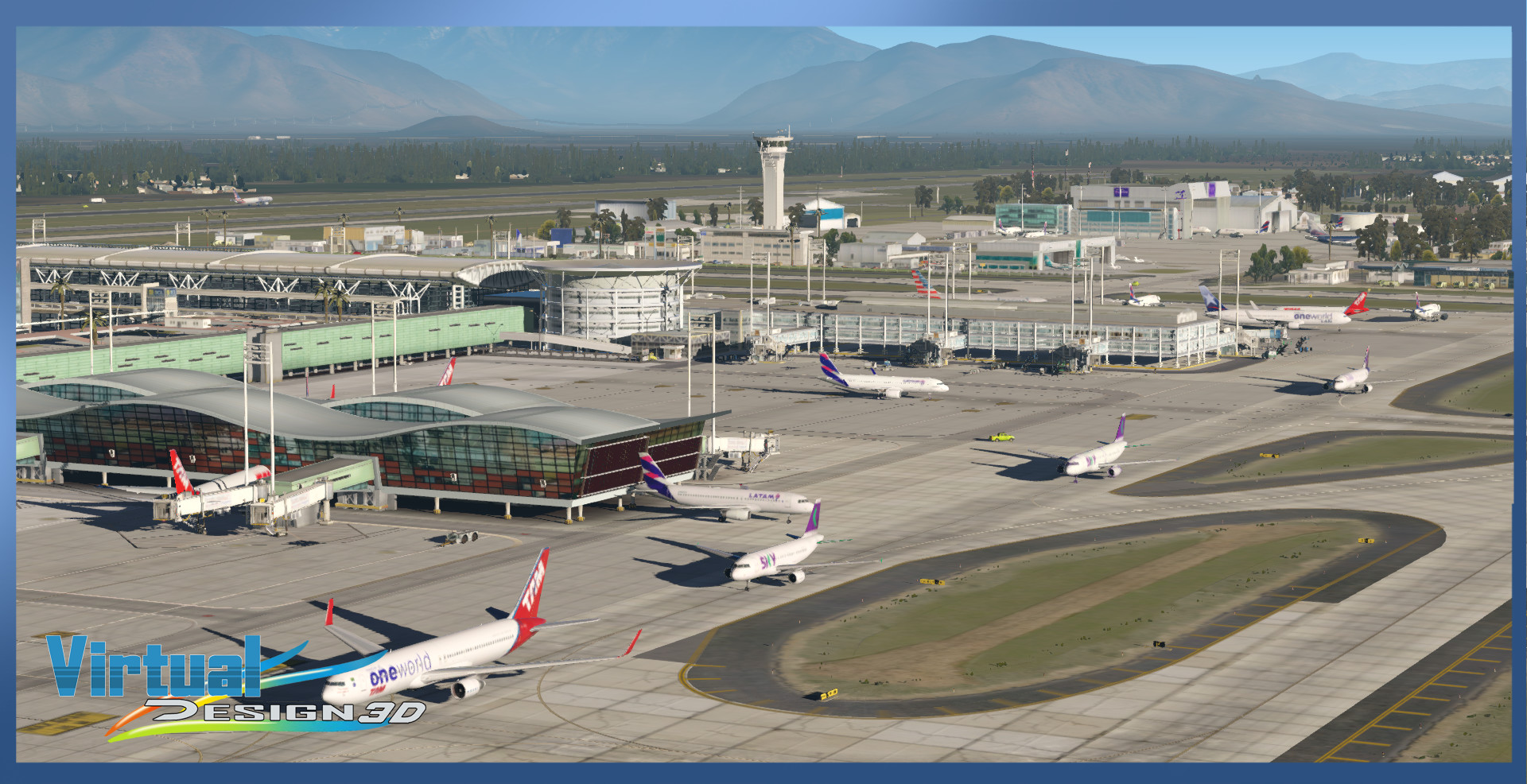 X-Plane 11: Aerosoft – SCEL Intl. Airport &amp; Santiago City 2020