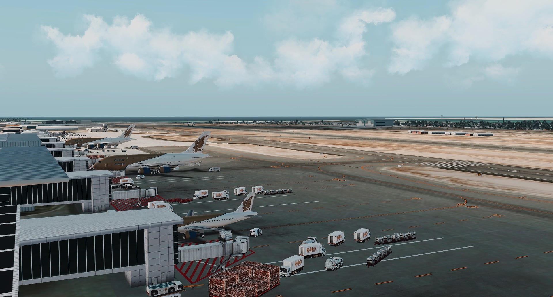 X-Plane 11: JustAsia – OBBI: Bahrain Intl Airport &amp; City