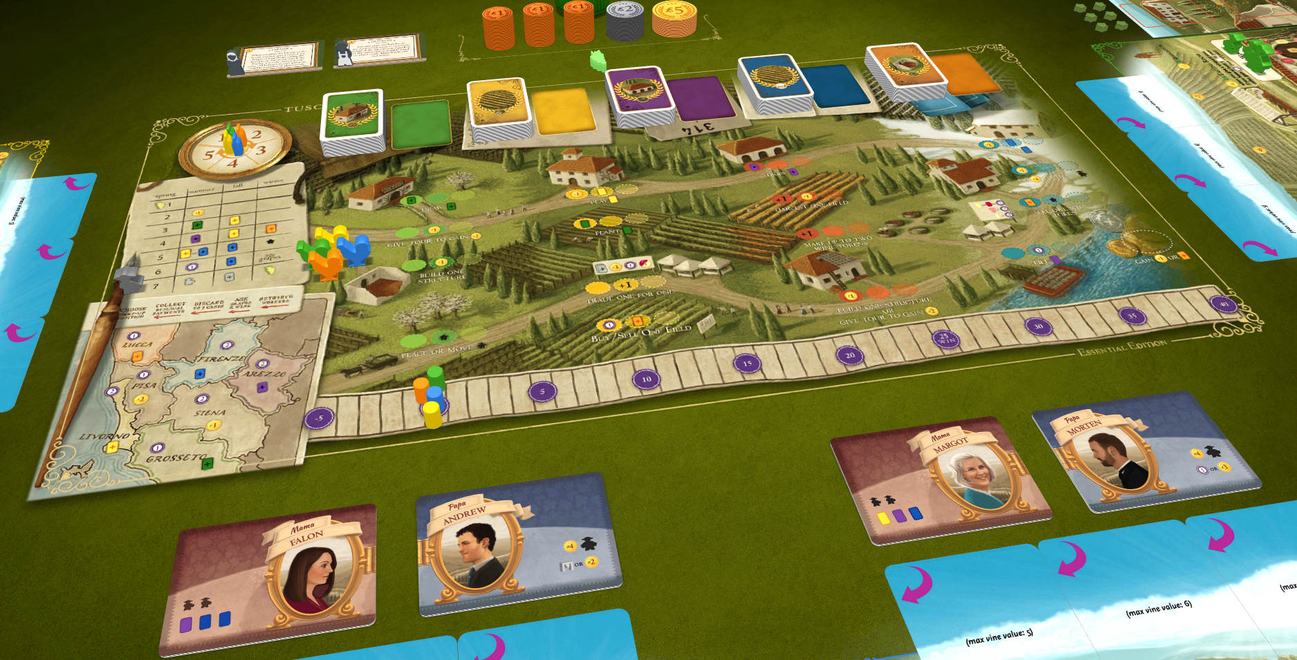 Tabletopia: Tuscany – Essential Edition