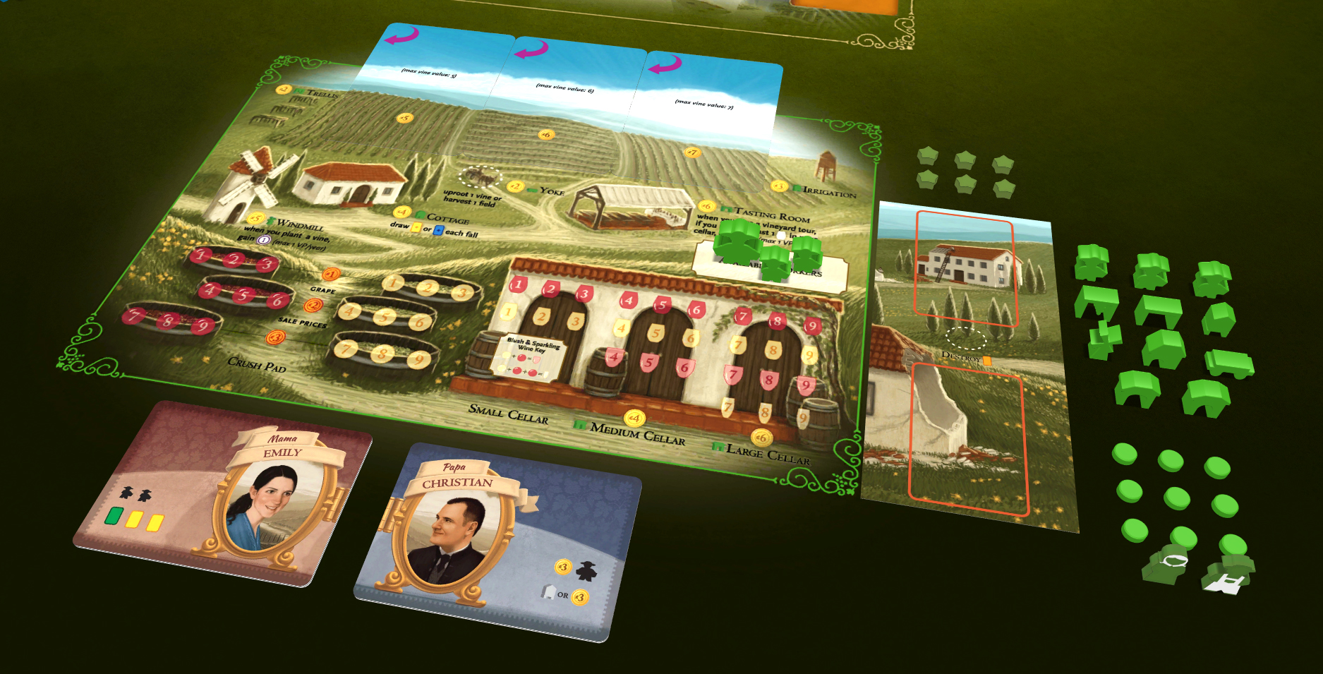 Tabletopia: Tuscany – Essential Edition
