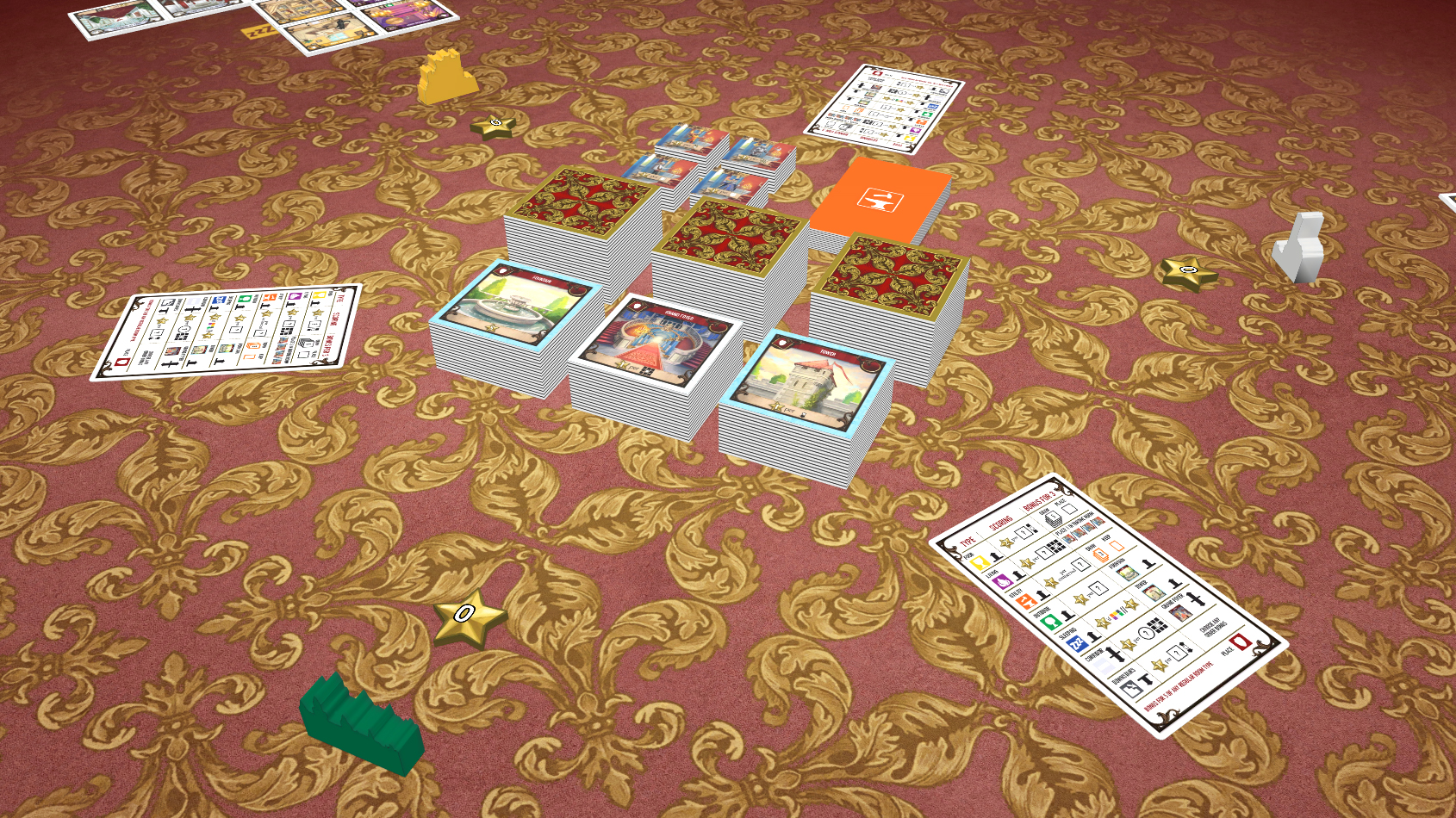 Tabletopia: Between Two Castles of Mad King Ludwig