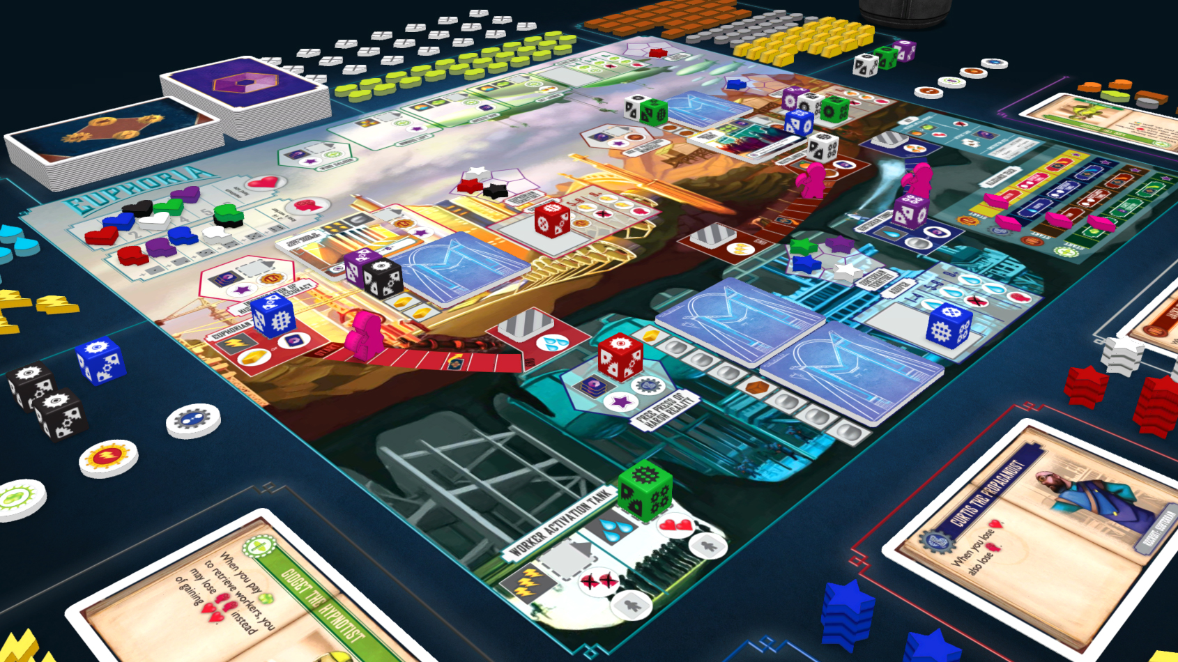 Tabletopia: Euphoria – Build a Better Dystopia