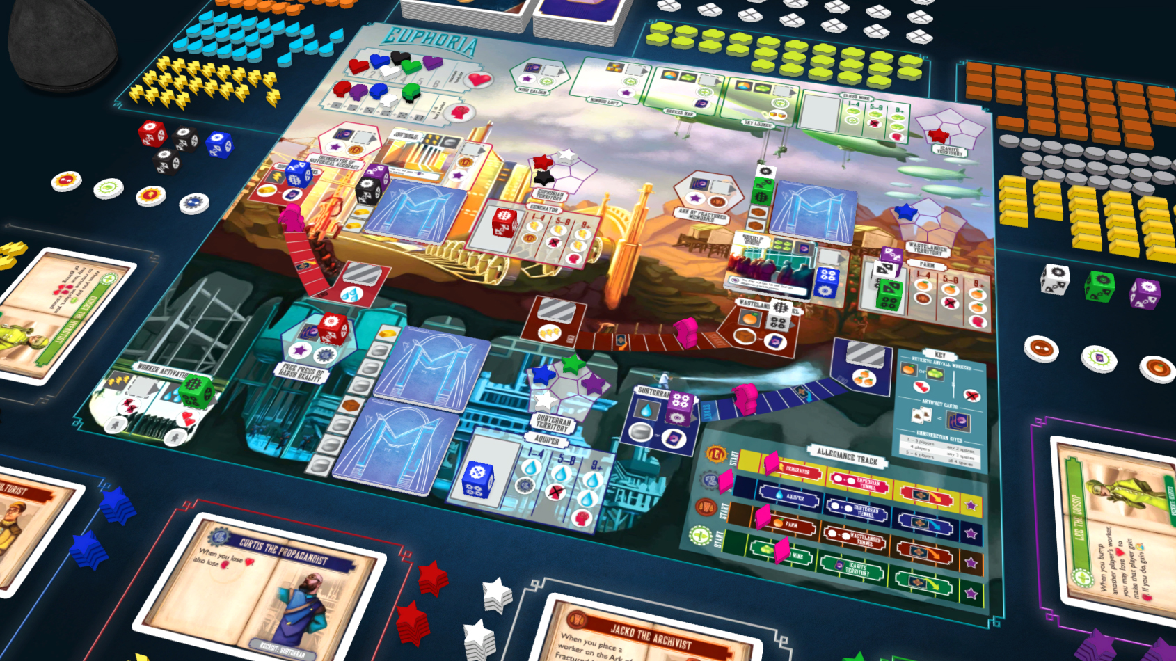 Tabletopia: Euphoria – Build a Better Dystopia