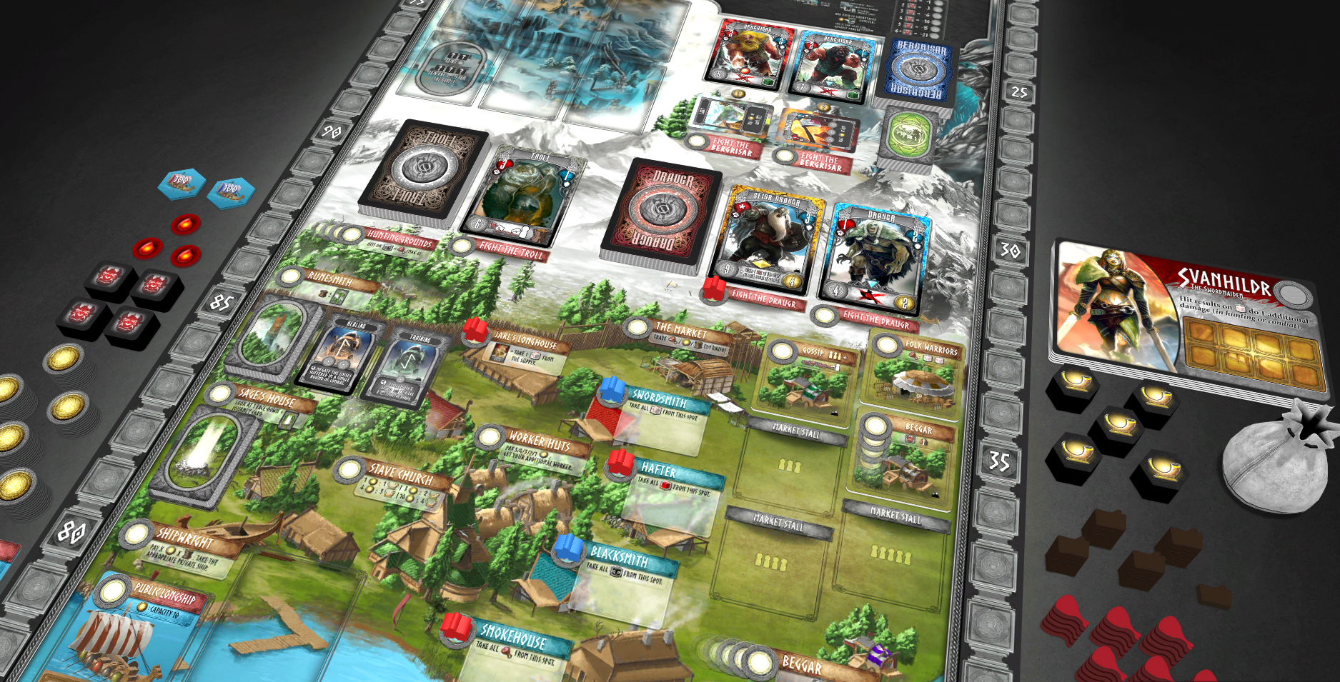 Tabletopia: Champions of Midgard – The Dark Mountains
