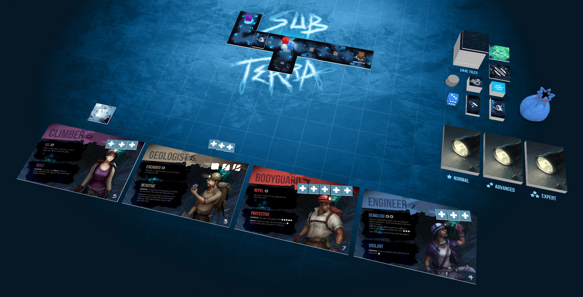 Tabletopia: Sub Terra + Expansions