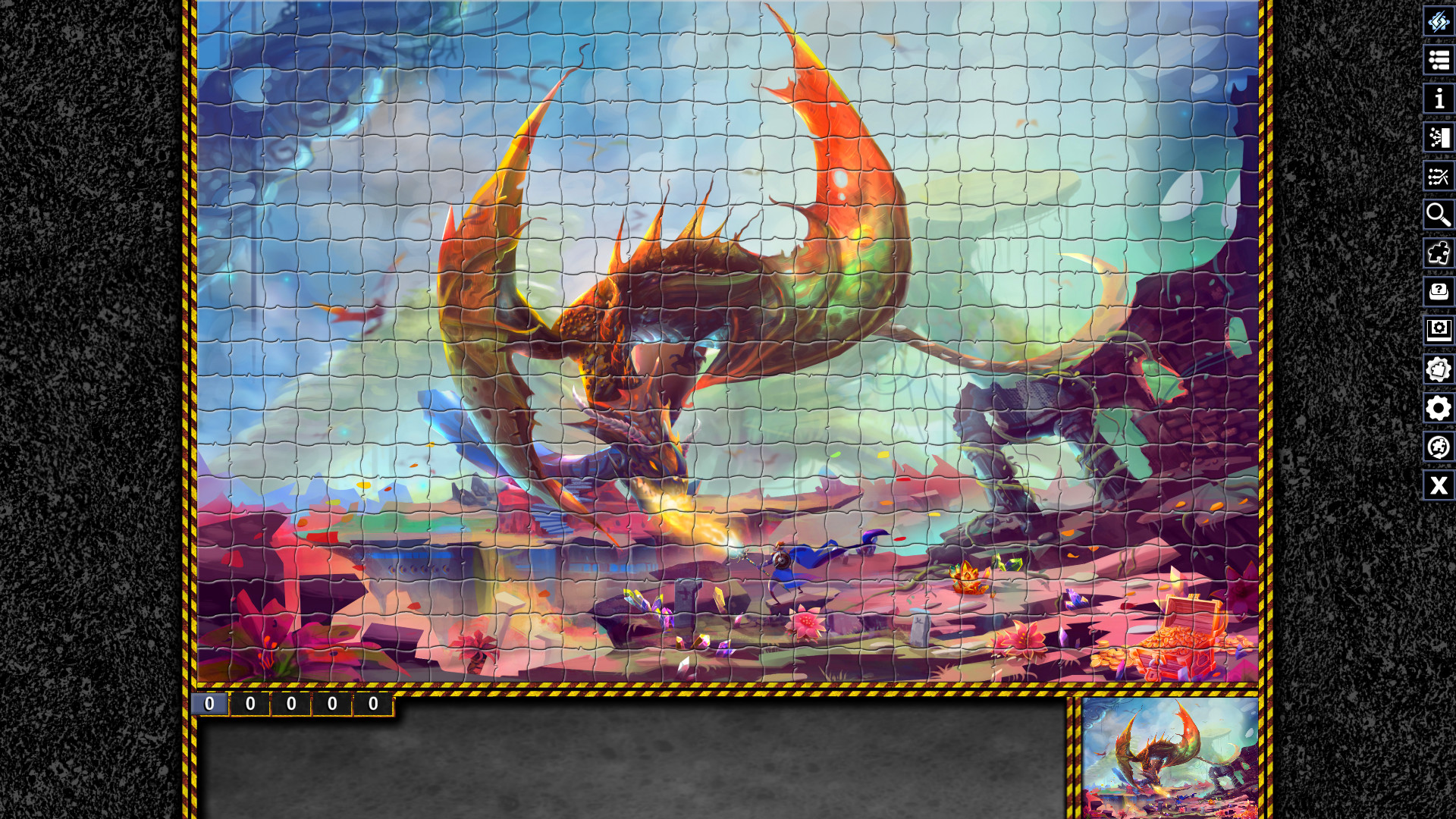 Pixel Puzzles: Illustrations &amp; Anime – Jigsaw Pack: Dragons