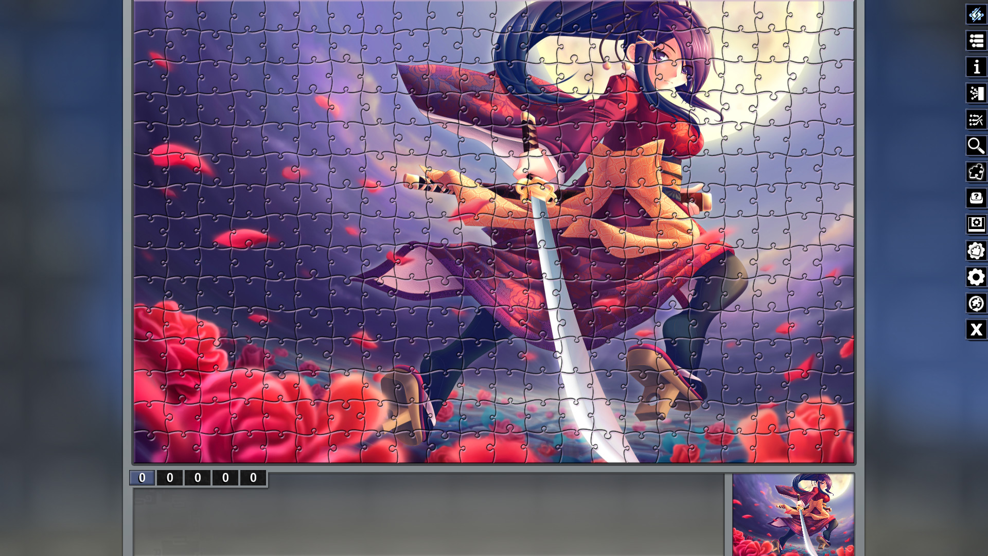 Pixel Puzzles: Illustrations &amp; Anime – Jigsaw Pack: Samurai