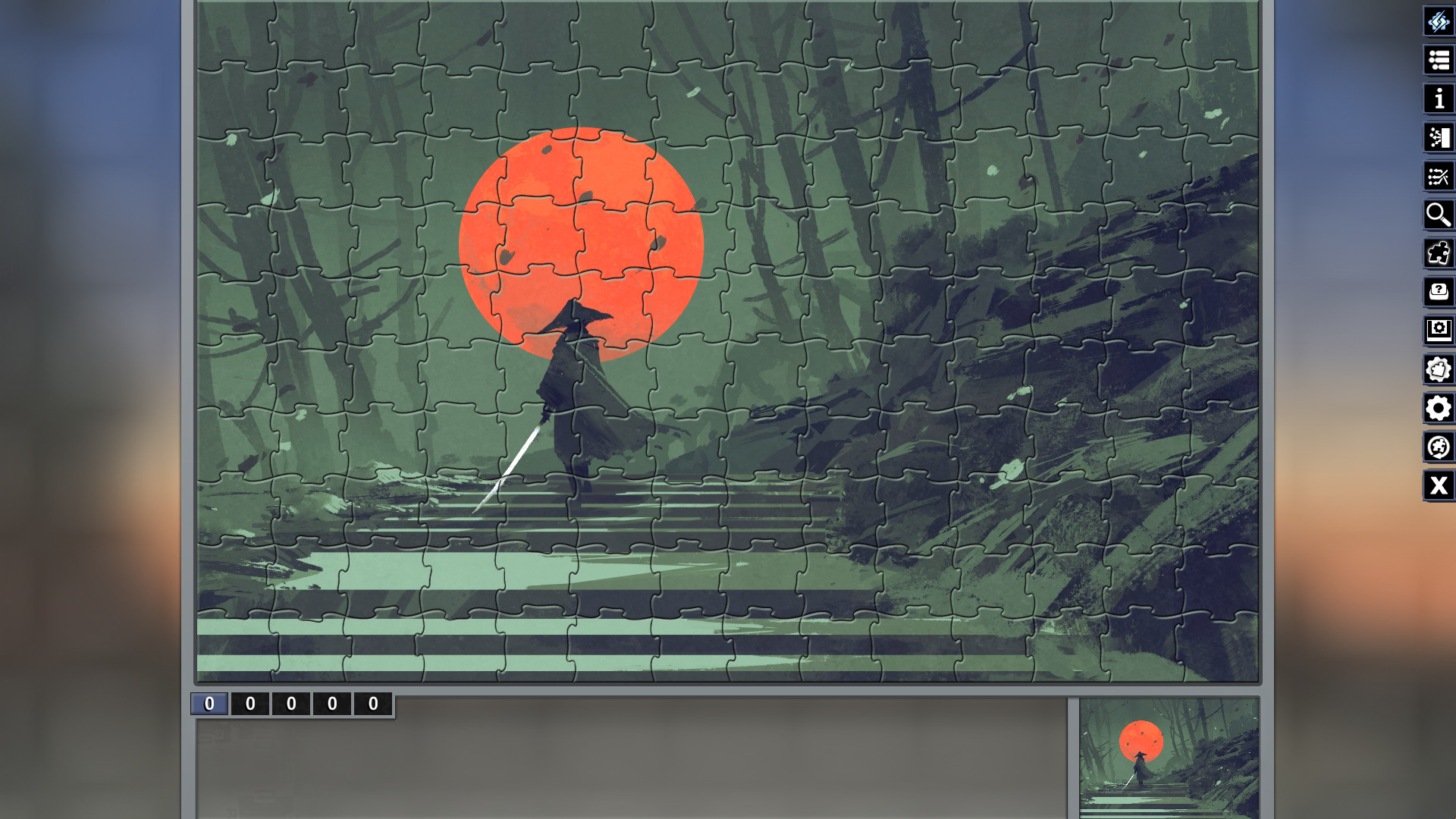 Pixel Puzzles: Illustrations &amp; Anime – Jigsaw Pack: Samurai
