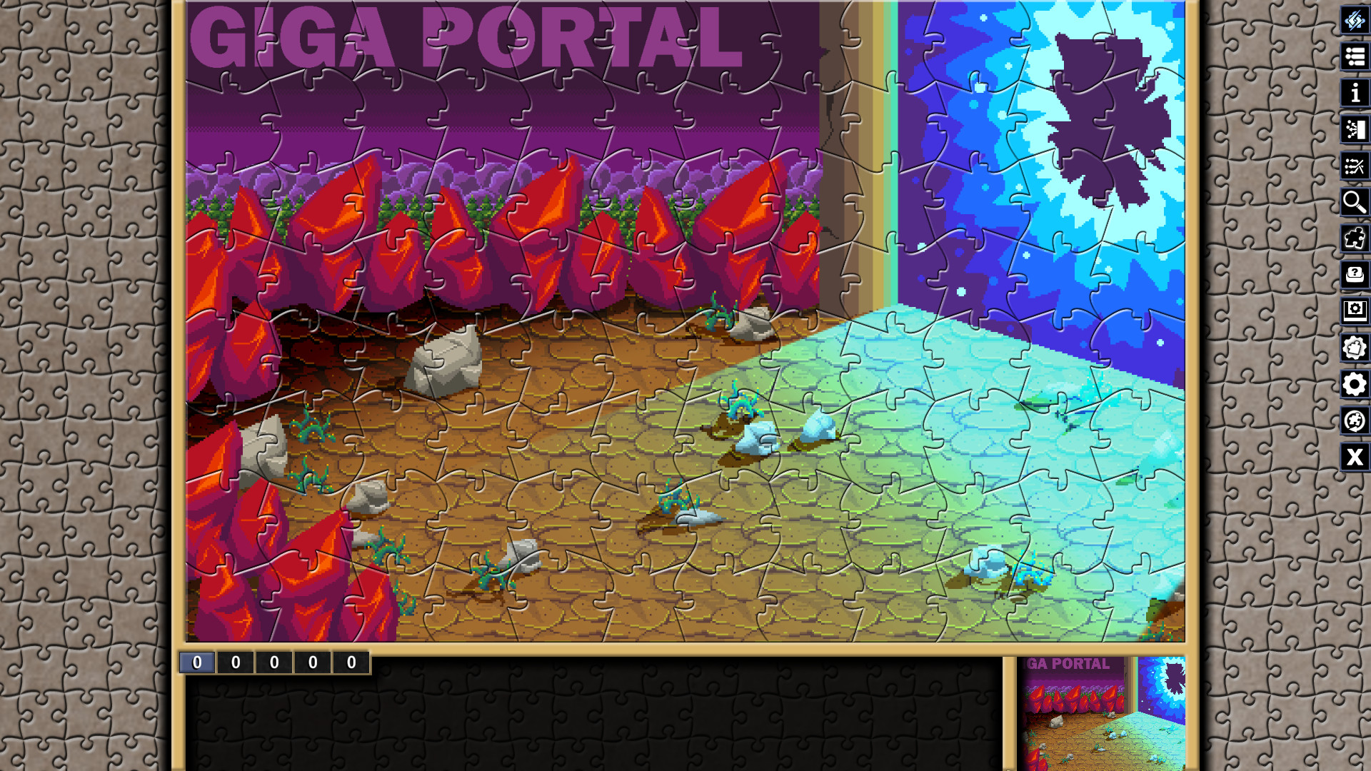 Pixel Puzzles: Illustrations &amp; Anime – Jigsaw Pack: Soul of Giga