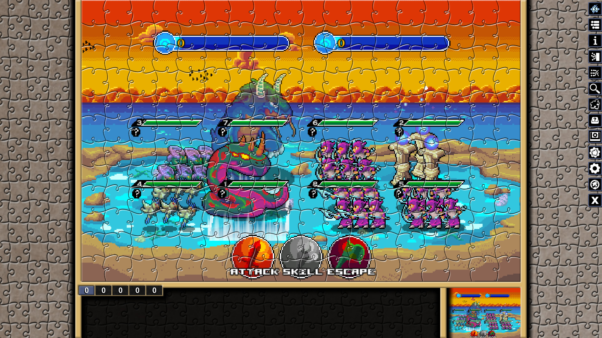 Pixel Puzzles: Illustrations &amp; Anime – Jigsaw Pack: Soul of Giga