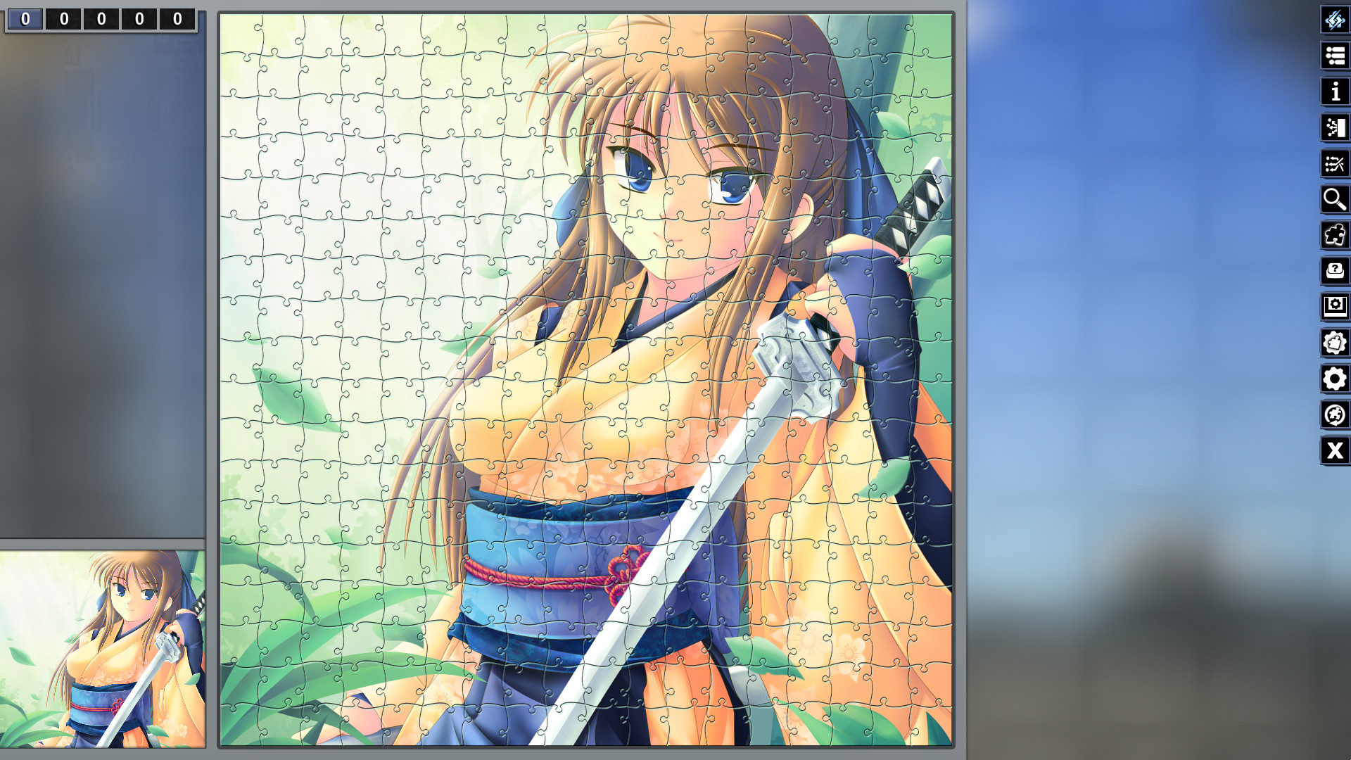 Pixel Puzzles: Illustrations &amp; Anime – Jigsaw Pack: Samurai