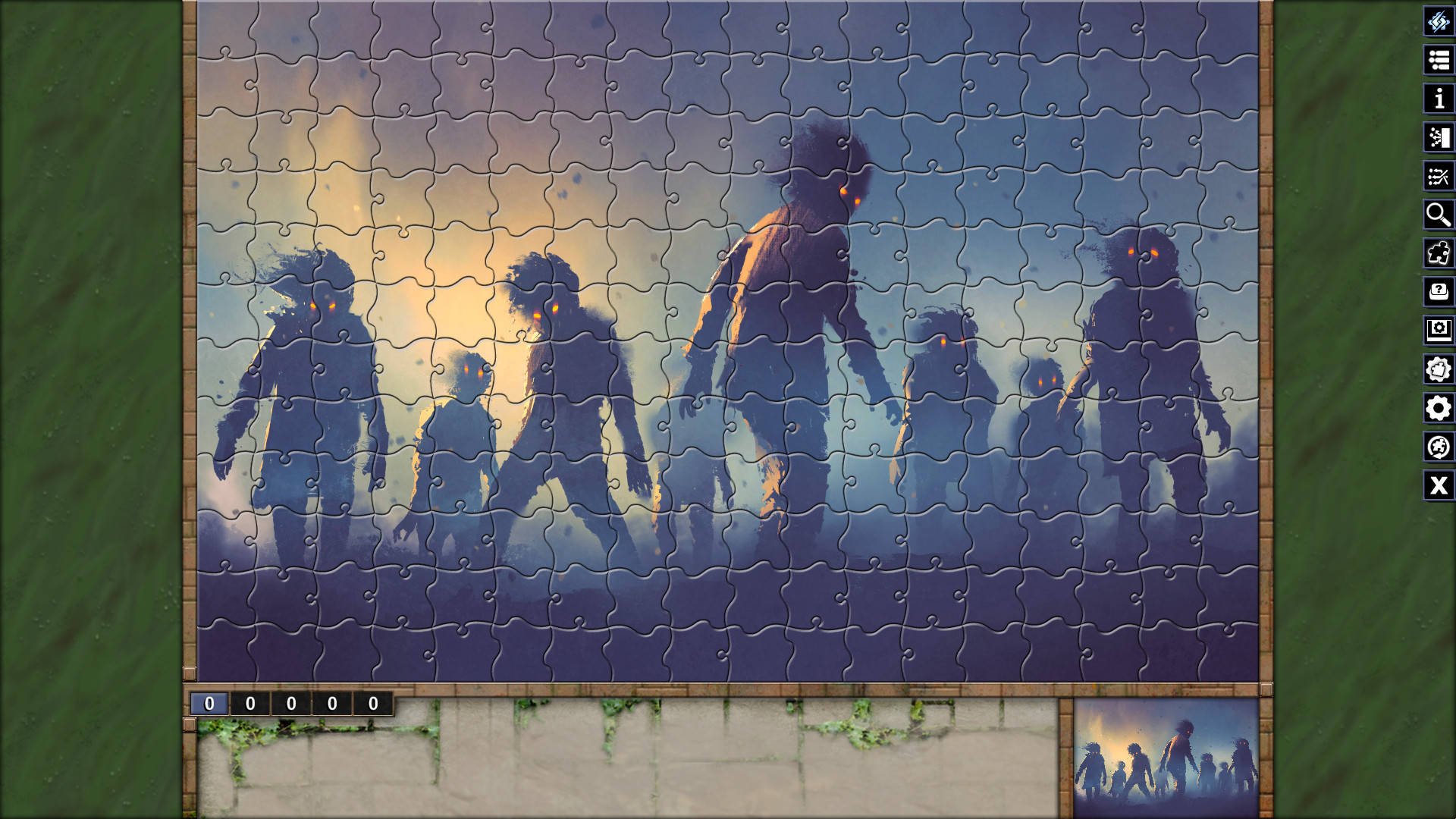 Pixel Puzzles: Illustrations &amp; Anime – Jigsaw Pack: Zombies
