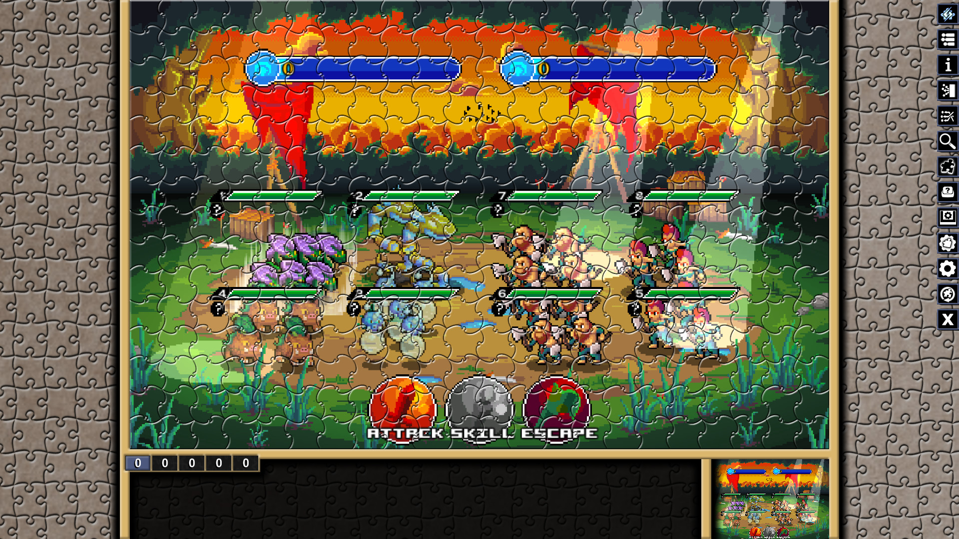 Pixel Puzzles: Illustrations &amp; Anime – Jigsaw Pack: Soul of Giga