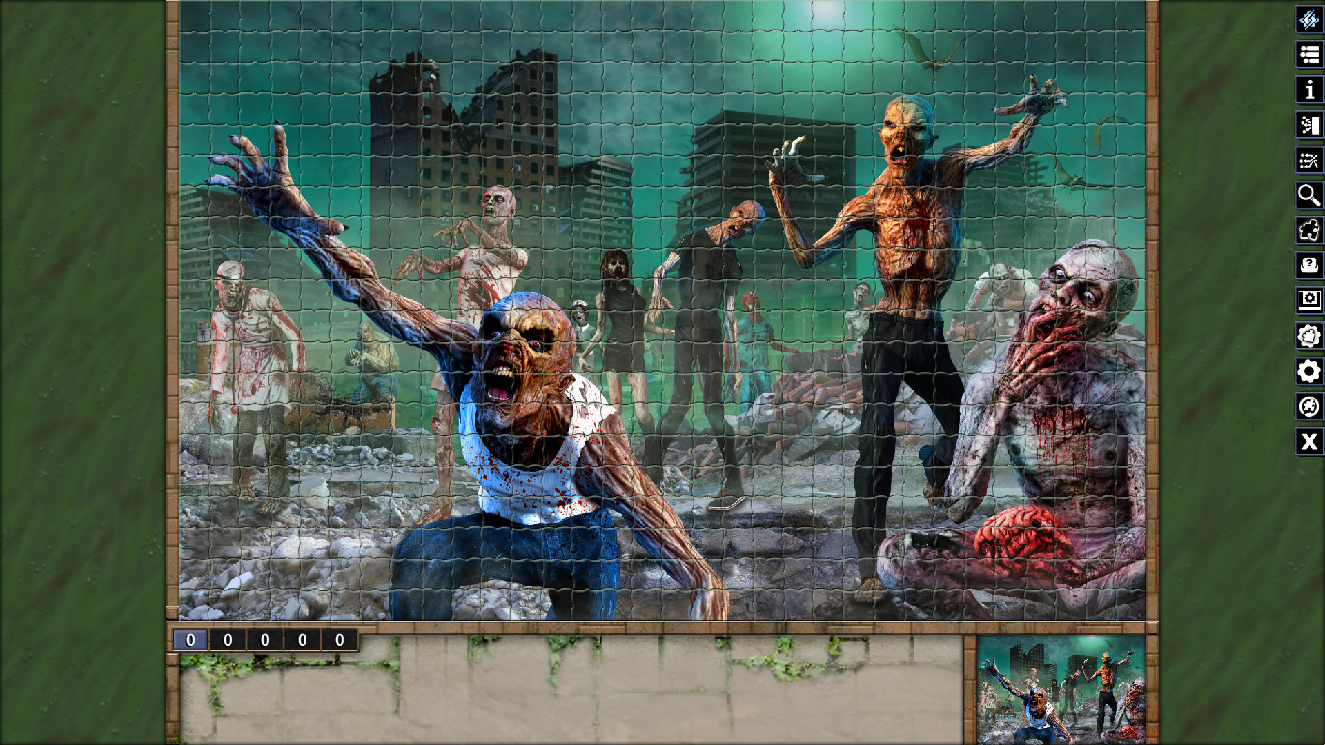Pixel Puzzles: Illustrations &amp; Anime – Jigsaw Pack: Zombies