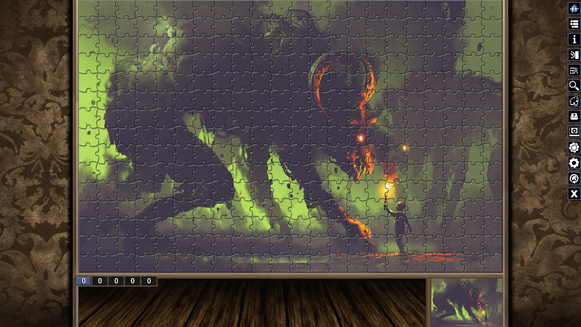 Pixel Puzzles: Illustrations &amp; Anime – Jigsaw Pack: Legendary Beasts