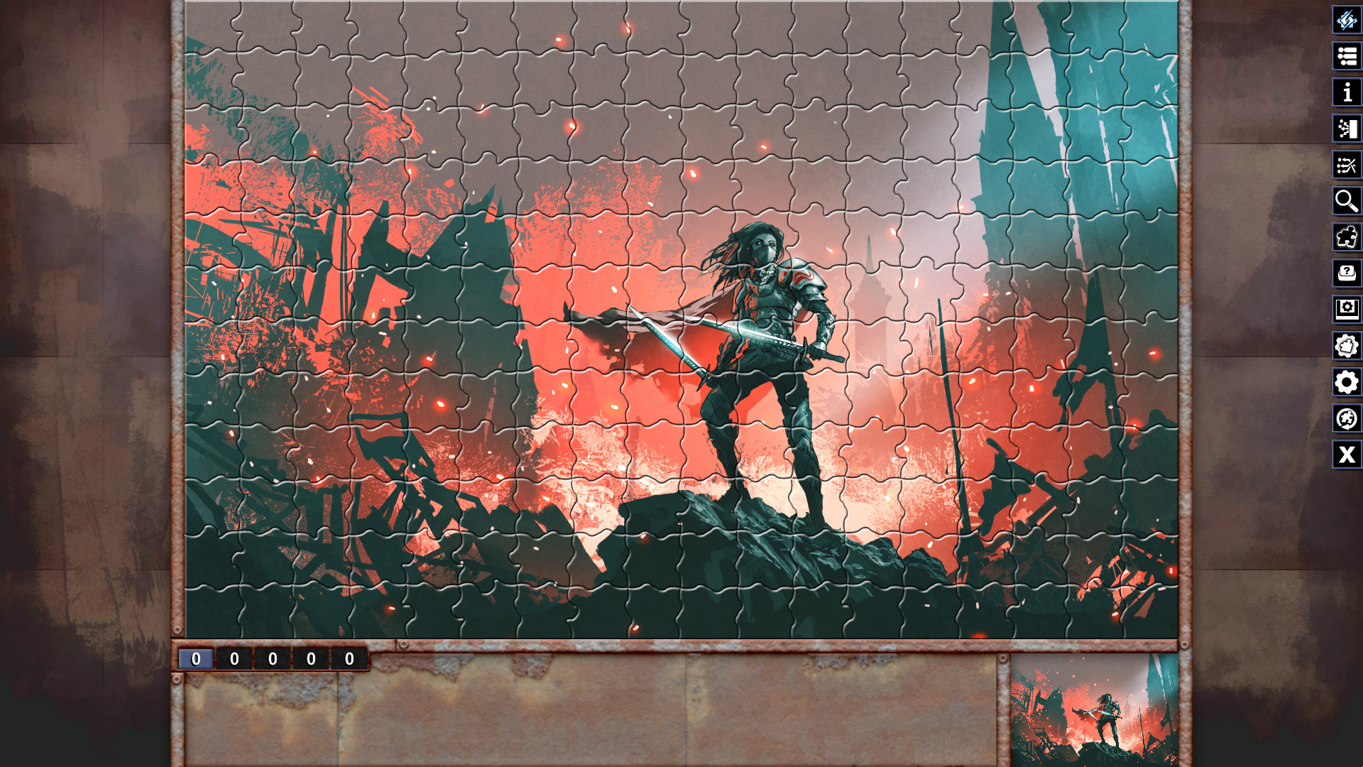 Pixel Puzzles: Illustrations &amp; Anime – Jigsaw Pack: Warriors