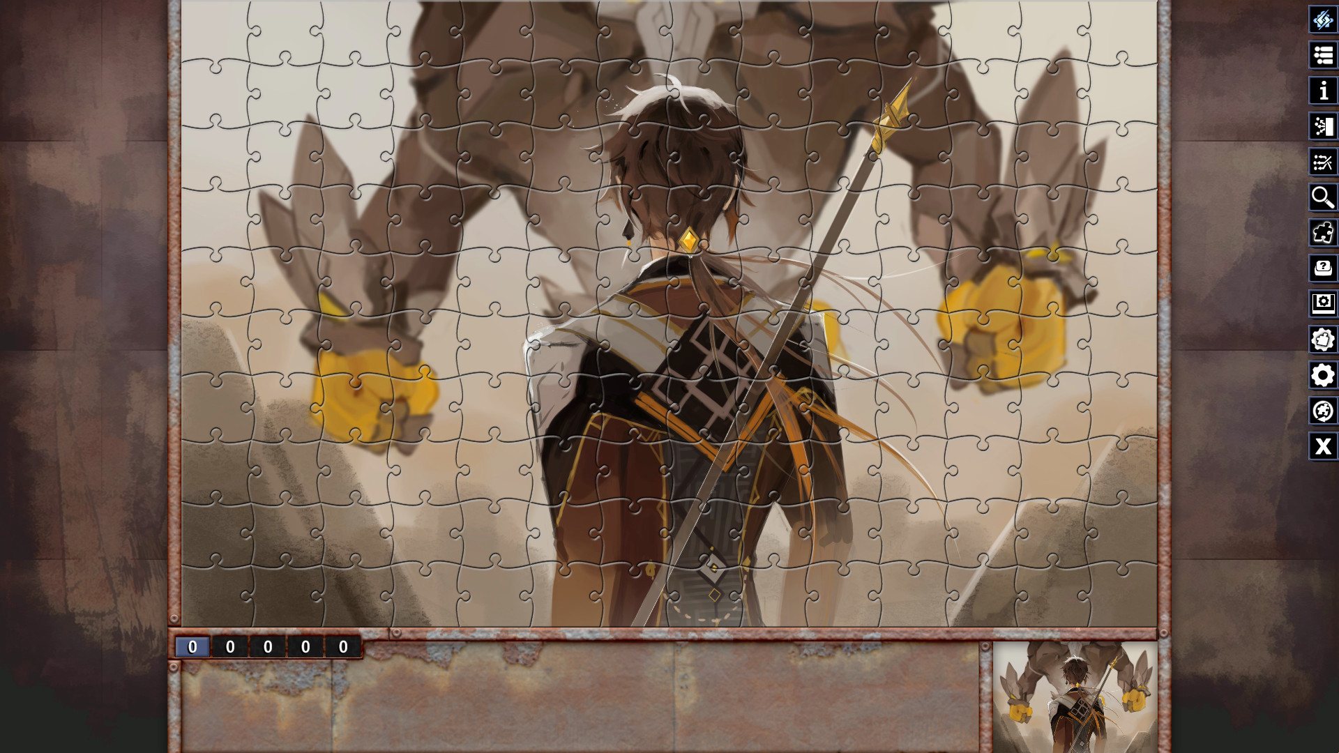 Pixel Puzzles: Illustrations &amp; Anime – Jigsaw Pack: Warriors