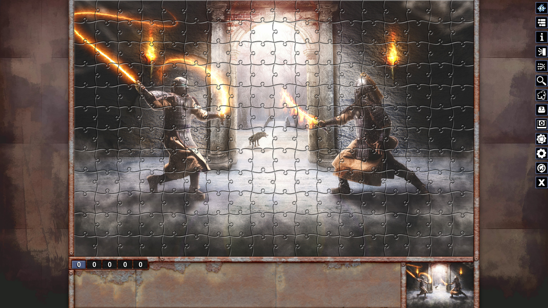 Pixel Puzzles: Illustrations &amp; Anime – Jigsaw Pack: Warriors